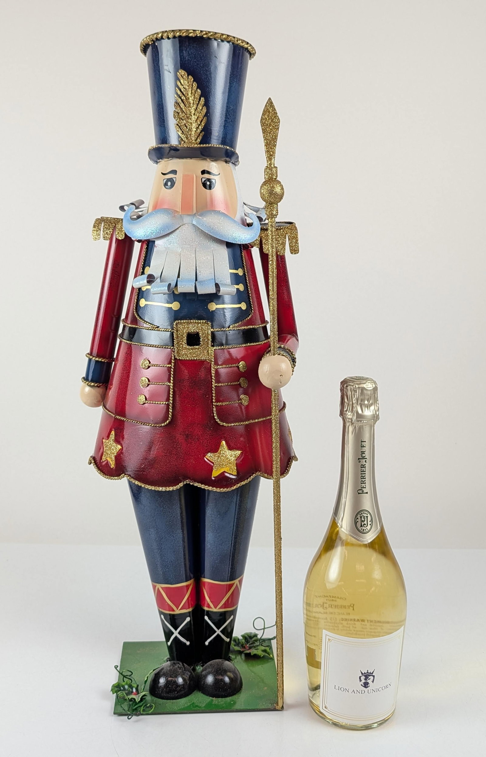 CCF Large Decorative Metal Nutcracker Figure - 5