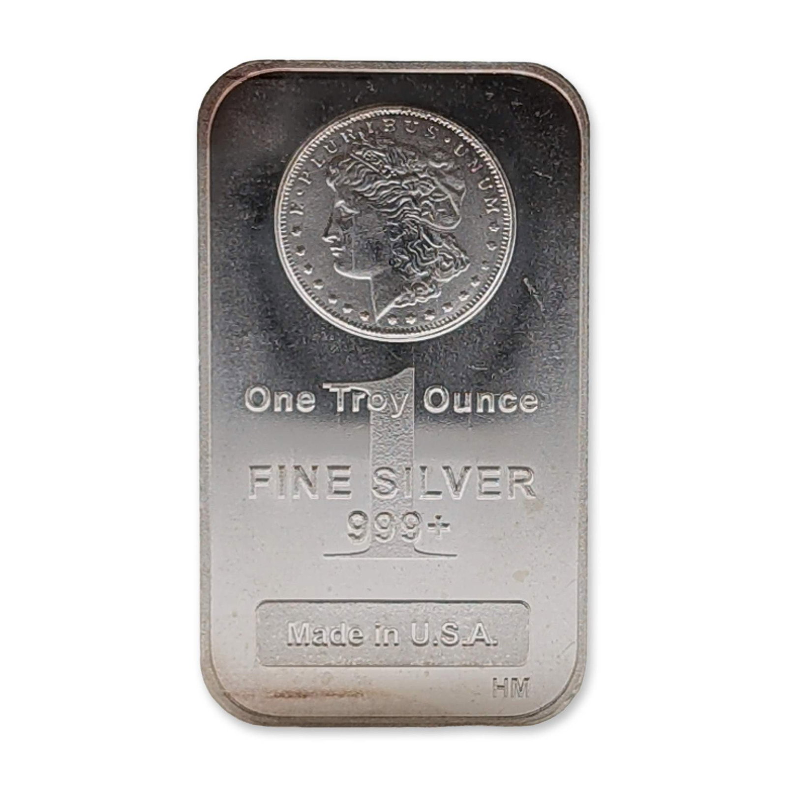 Highland Mint 1 oz Troy .999 Silver Morgan Bullion Bar (1 of 2)