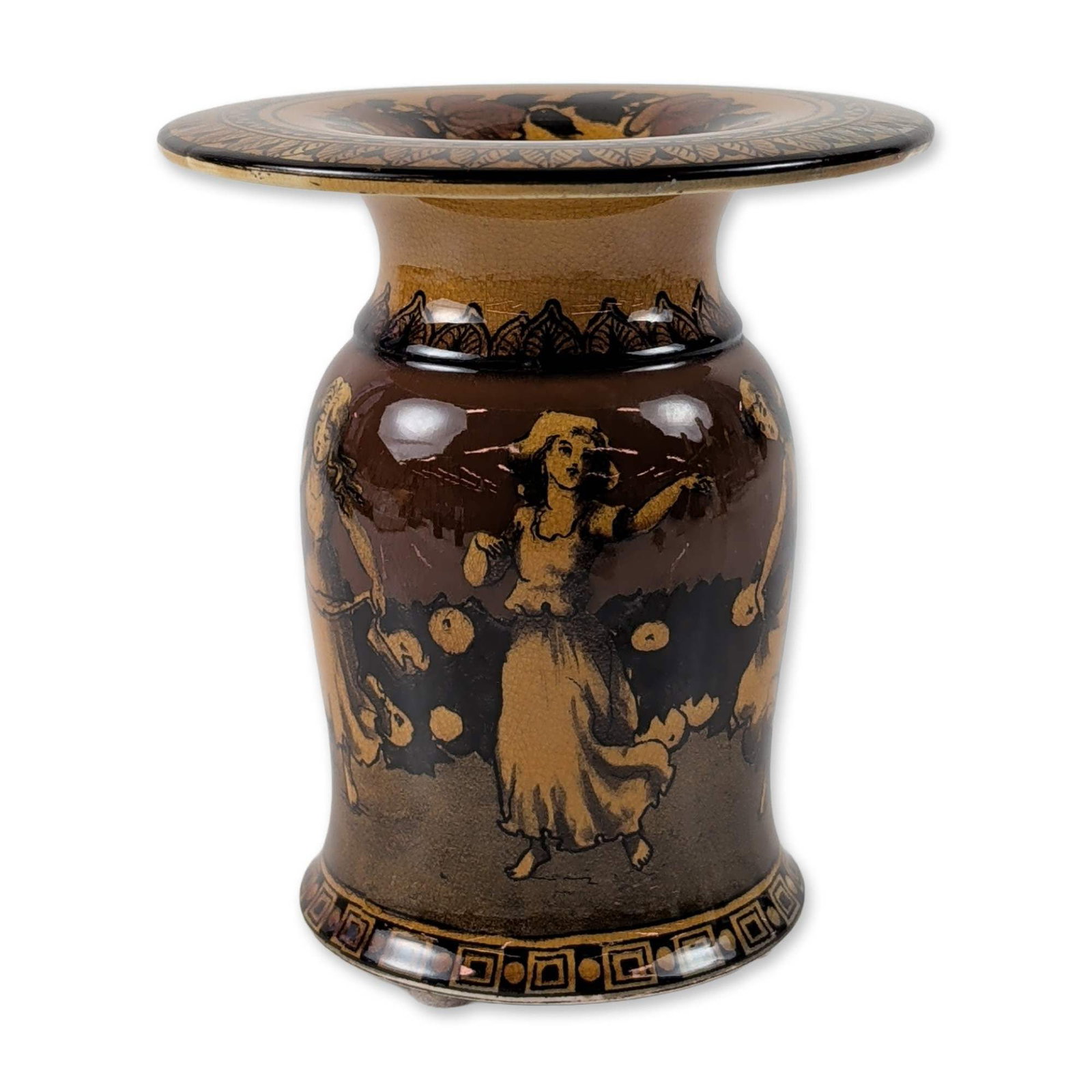 Doulton Burslem Morrisian Pattern Earthenware Vase (1 of 4)