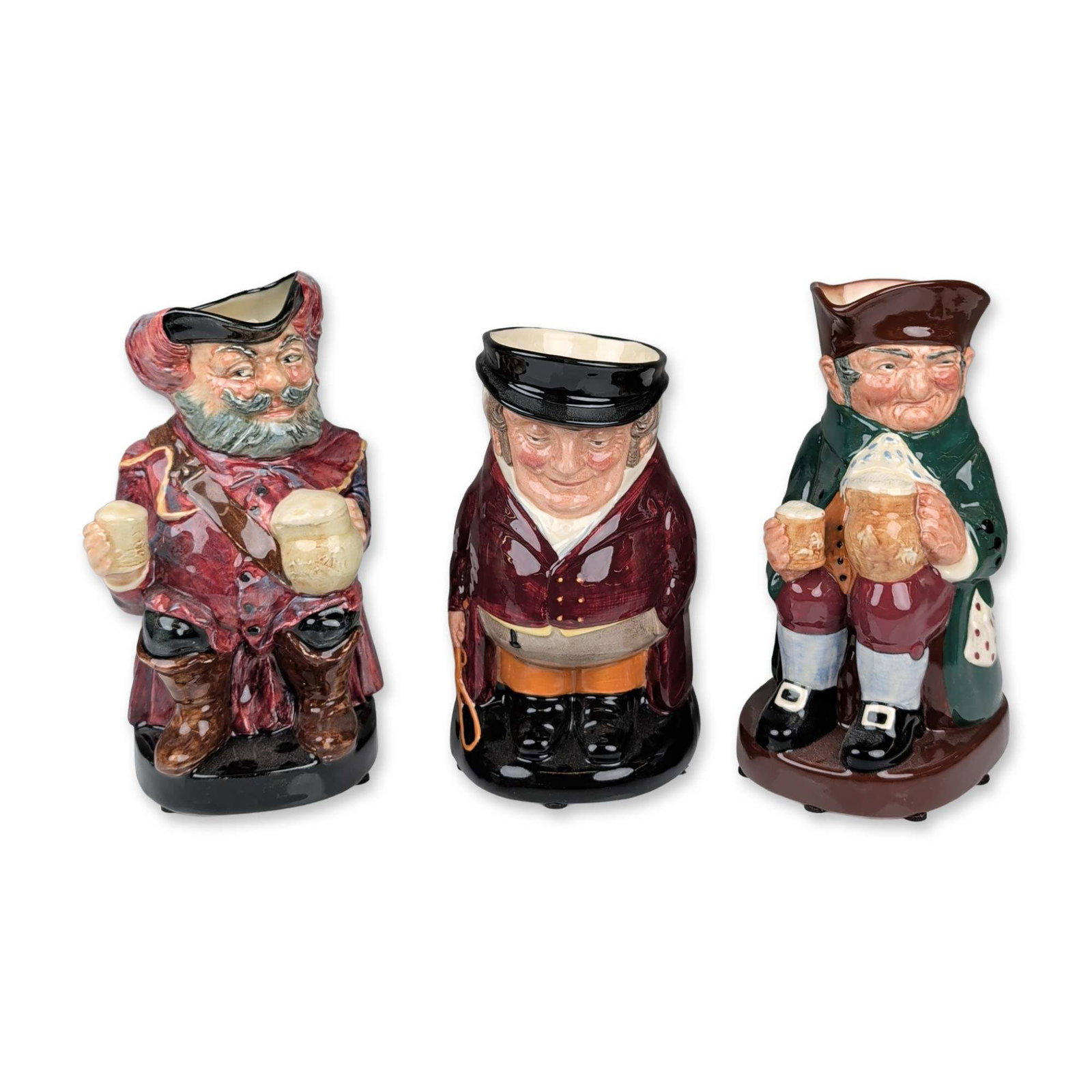A Trio of Royal Doulton Ceramic Character Jugs (1 of 3)
