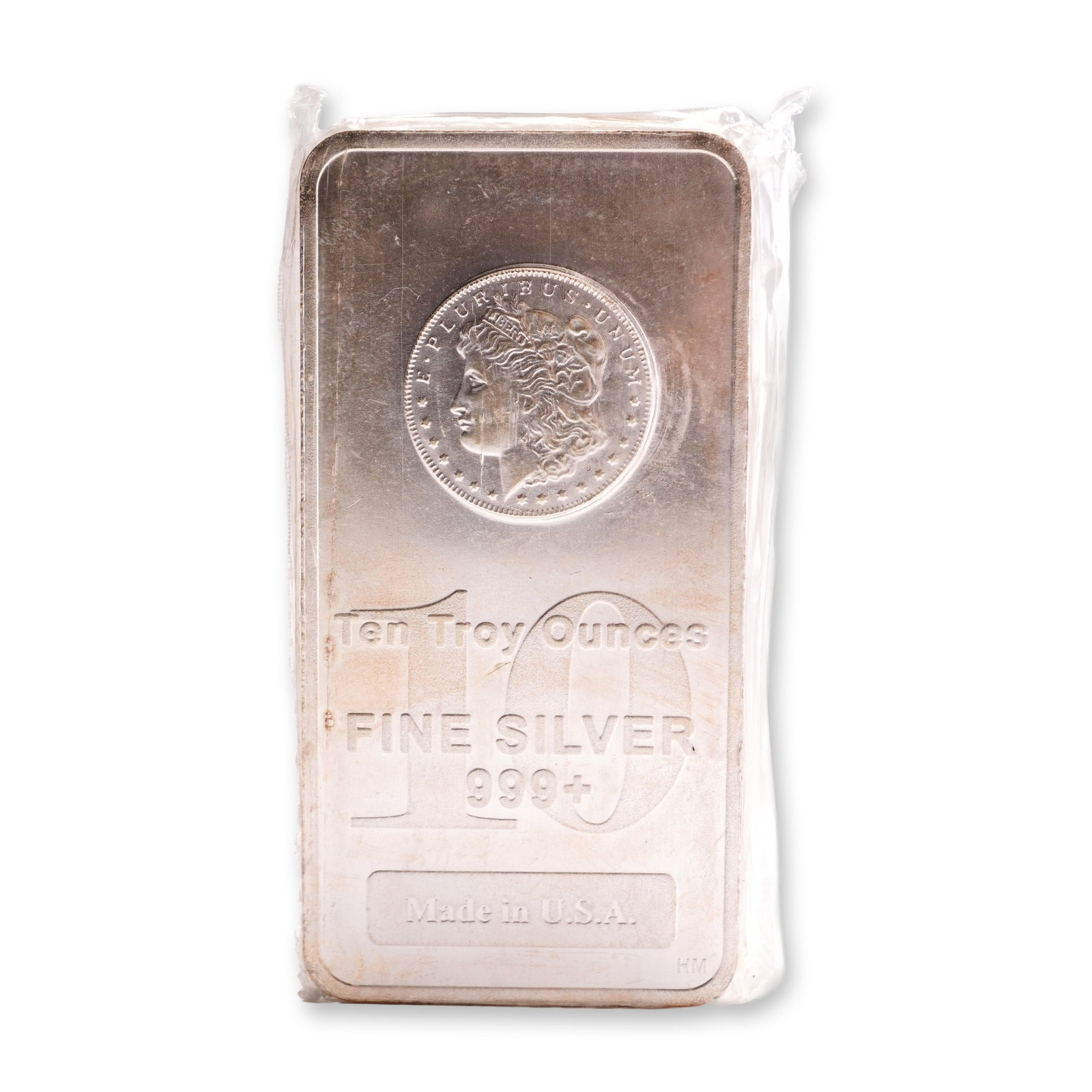 U.S. Morgan Ten Troy Ounces Fine Silver Bar (1 of 3)