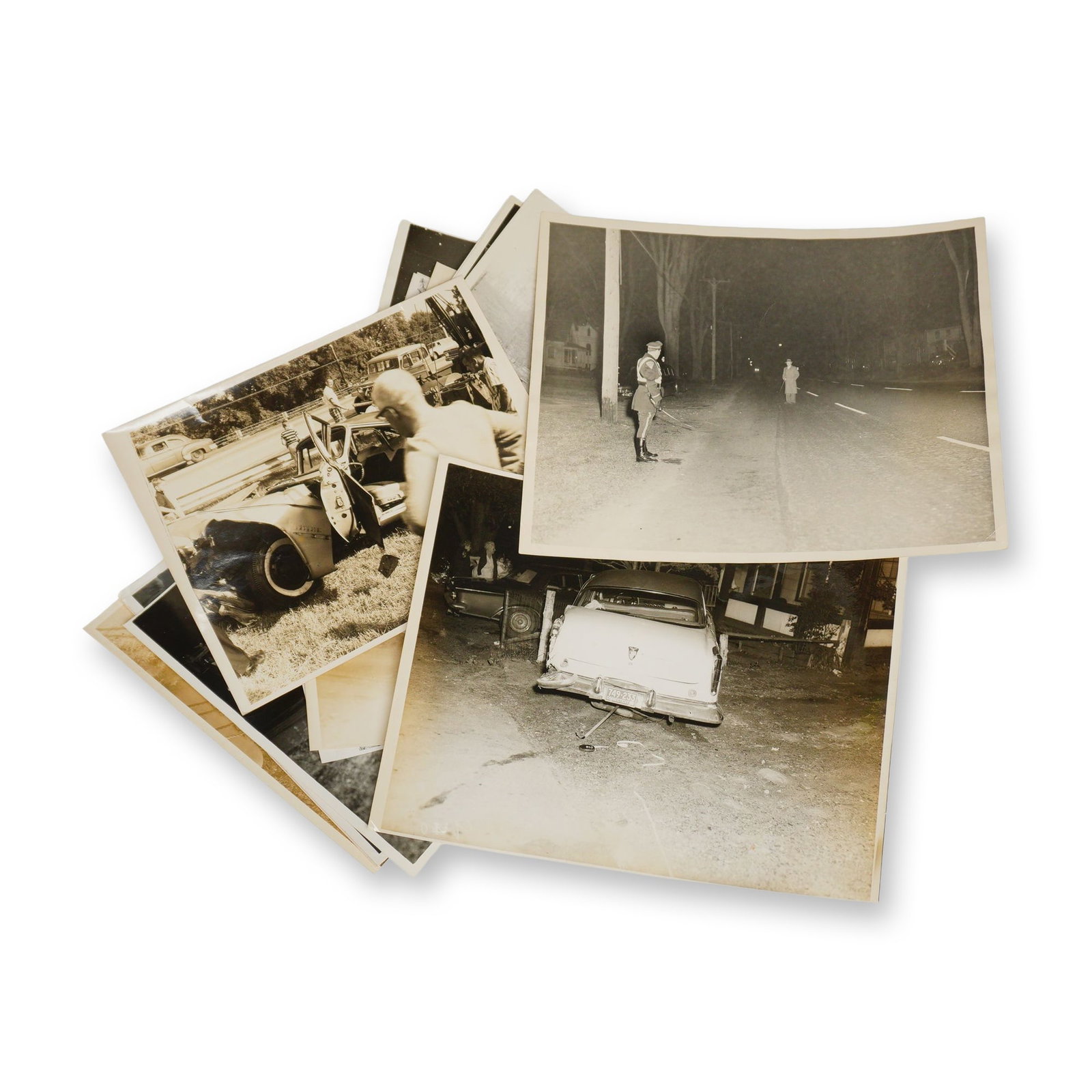 Lot of 20 Vintage Automotive Accidents, c. 1950"1960s (1 of 7)