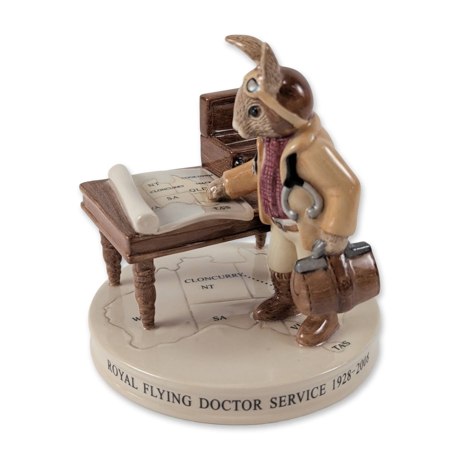 Royal Doulton Bunnykins Flying Doctor Porcelain Figurine (1 of 3)