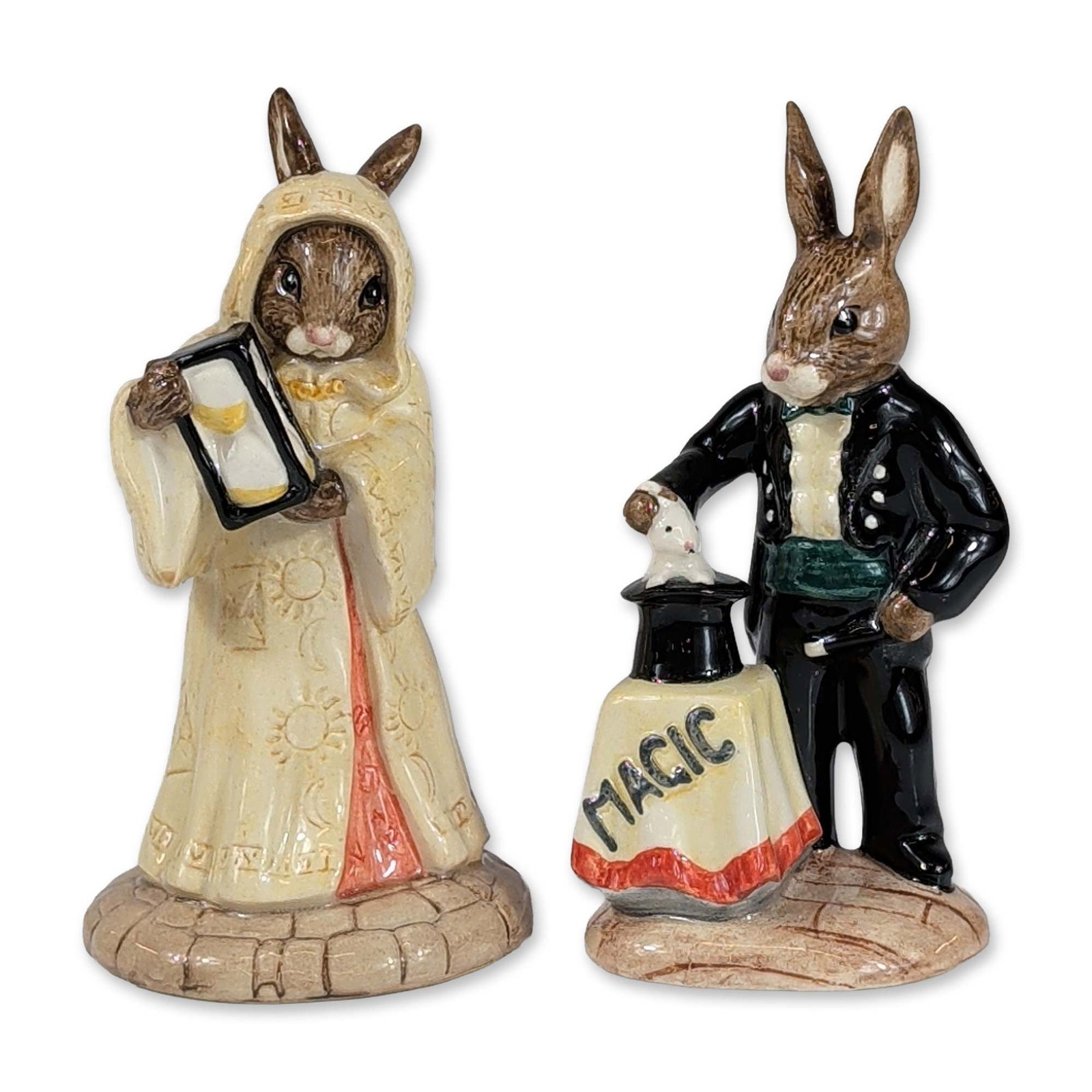 Two Royal Doulton Bunnykins Ceramic Figurines (1 of 3)