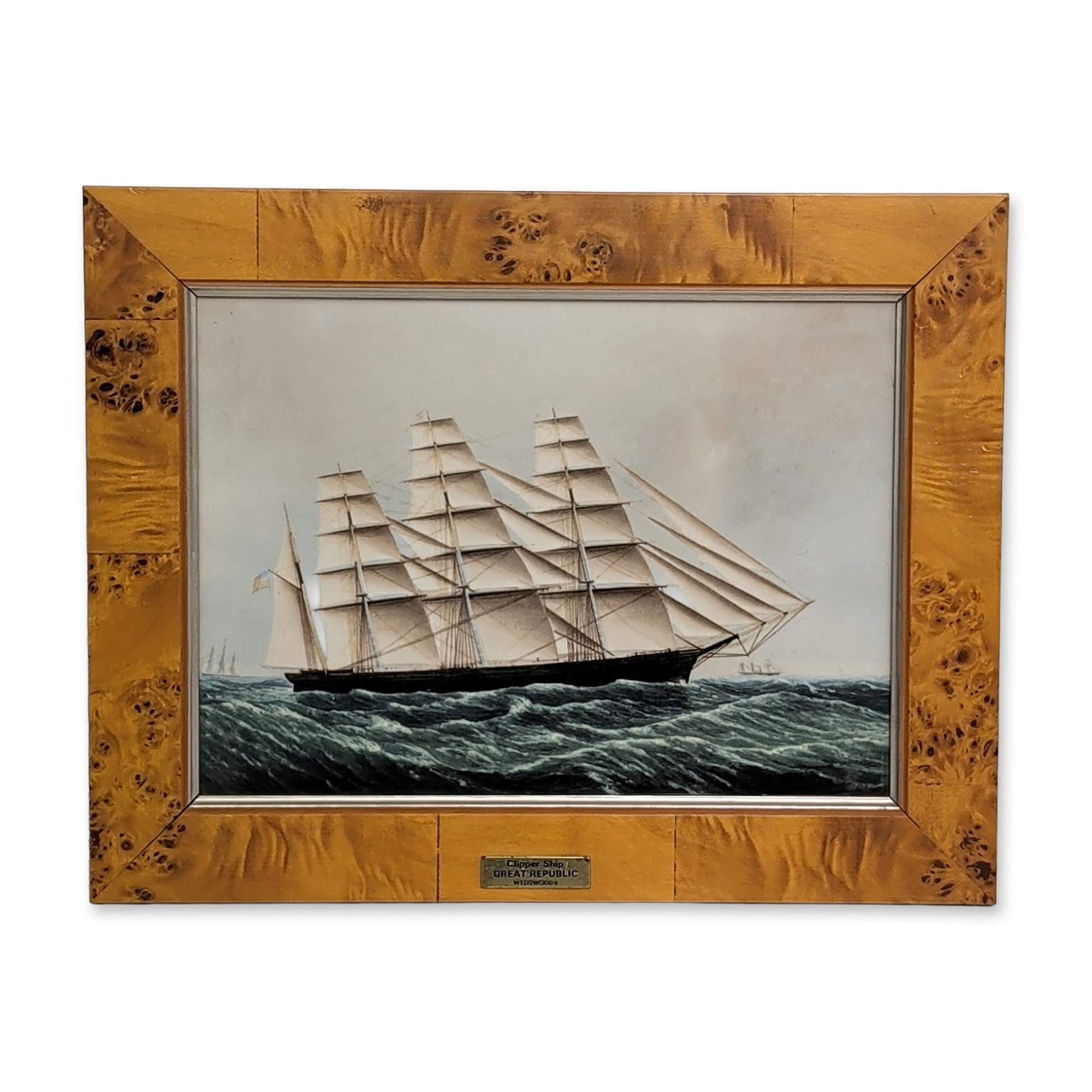 Wedgwood Great Republic Clipper Ship Porcelain Plaque (1 of 6)
