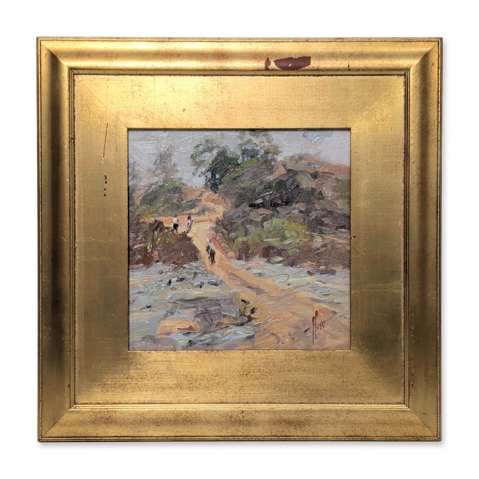 Debra Huse (American, b. 1950), Oil on Canvas, Impressionist Landscape, Signed (1 of 5)