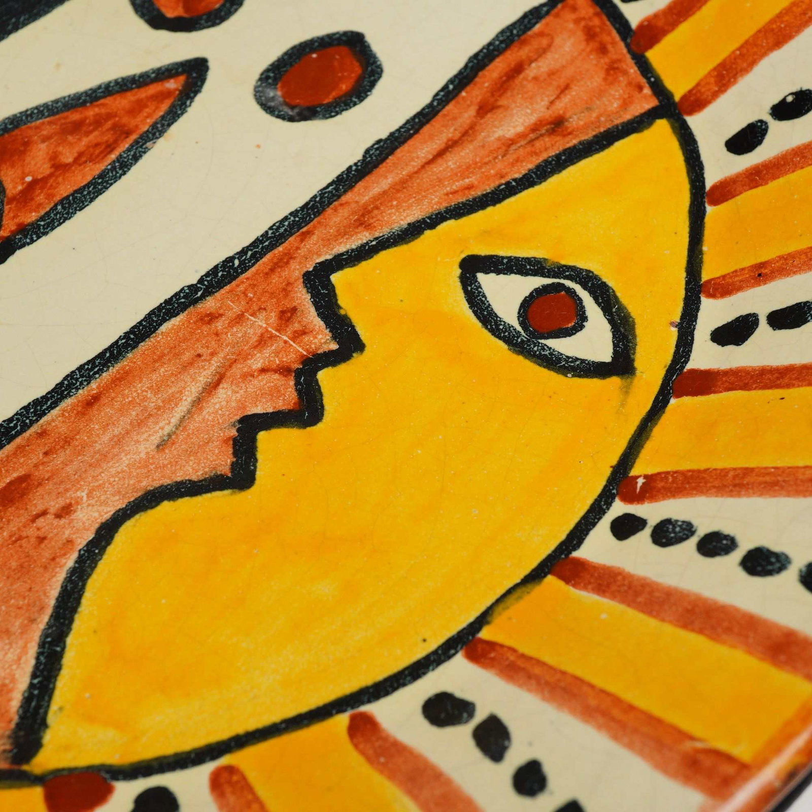 Three Picasso-Inspired Earthenware Plates - 5