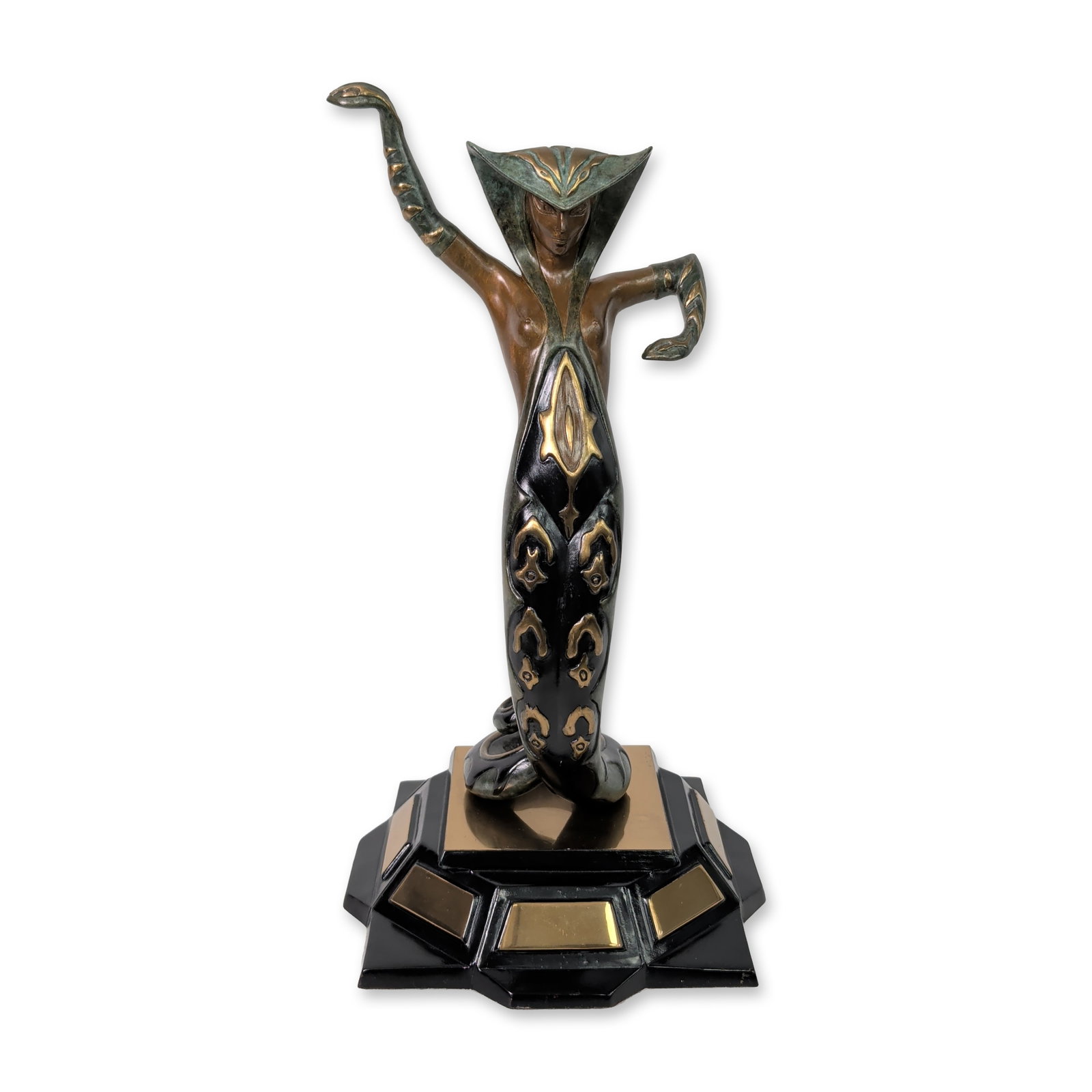 Erte (Russian/French, 1892-1990) Art Deco Bronze Sculpture, La Jalousie, Signed & Numbered (1 of 8)