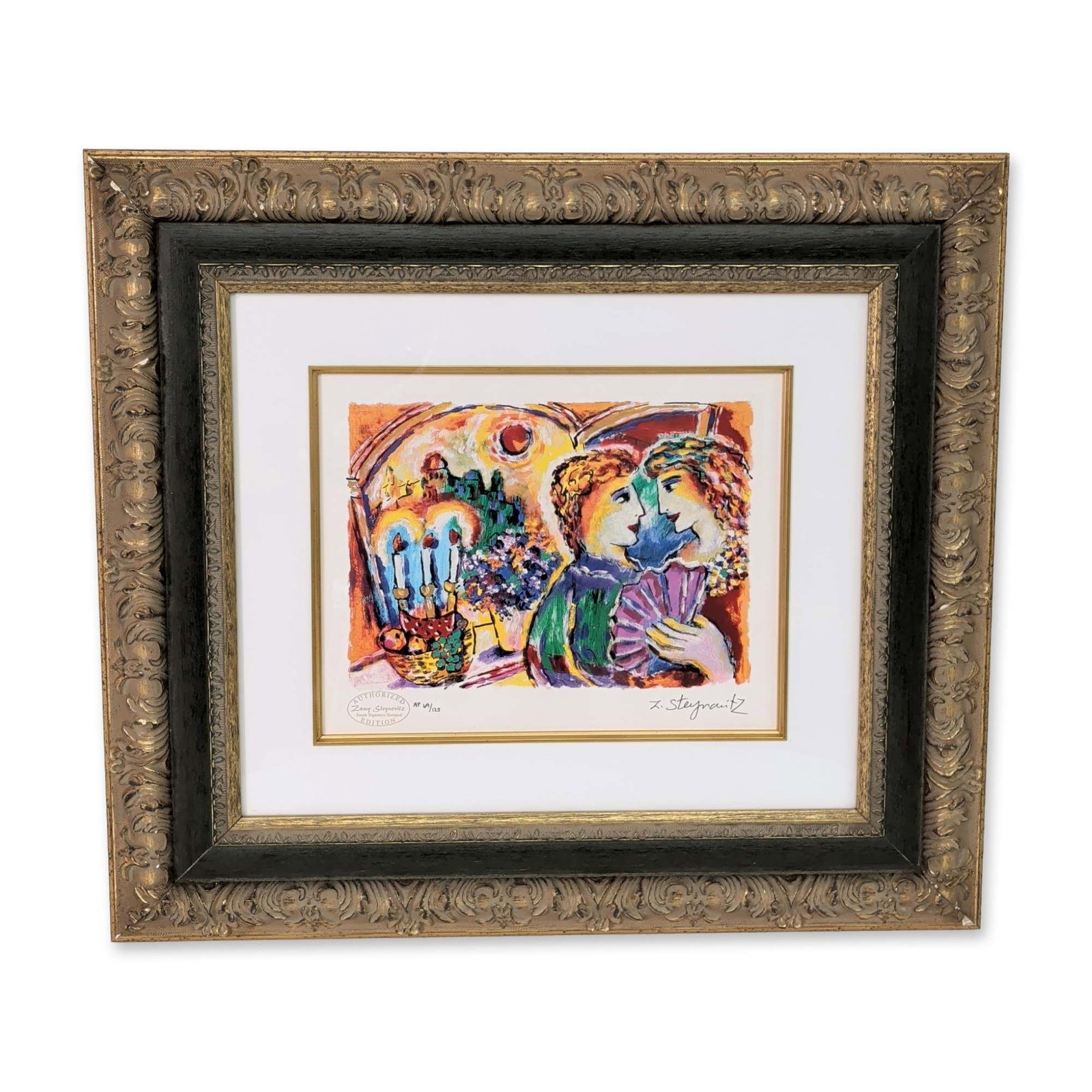 Zamy Steynovitz (Polish 1951-2000) Limited Edition Seriolithograph on Paper w/ COA (1 of 6)