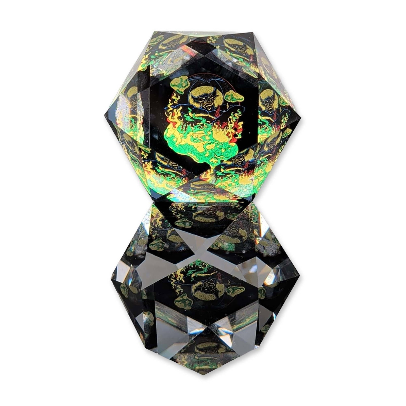 D. Swarovski Arribas Disney Crystal Chernabog Paperweight (1 of 4)