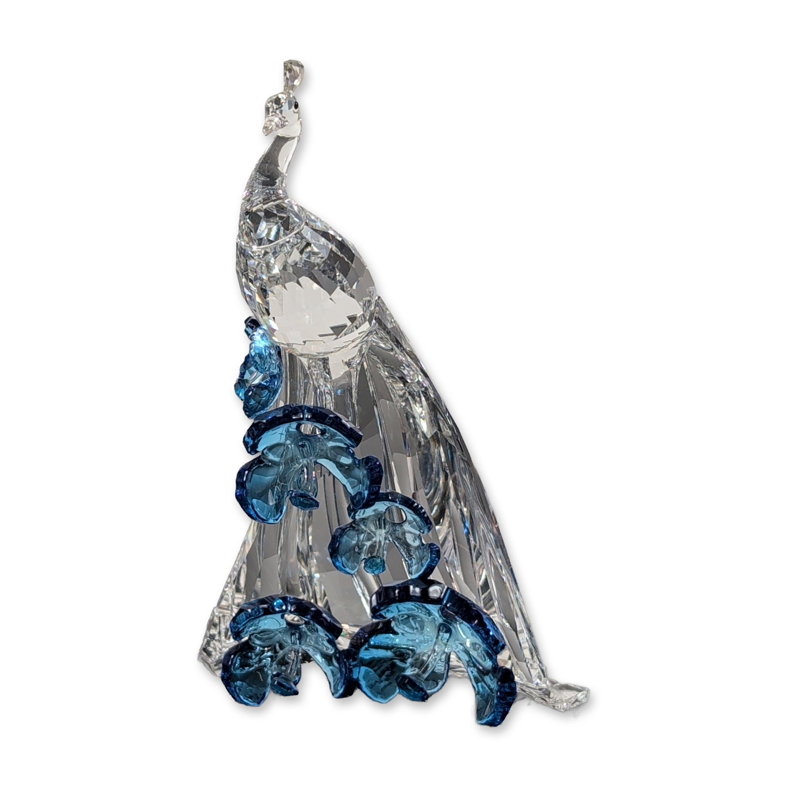 Swarovski SCS Crystal White Peacock Figurine (1 of 6)