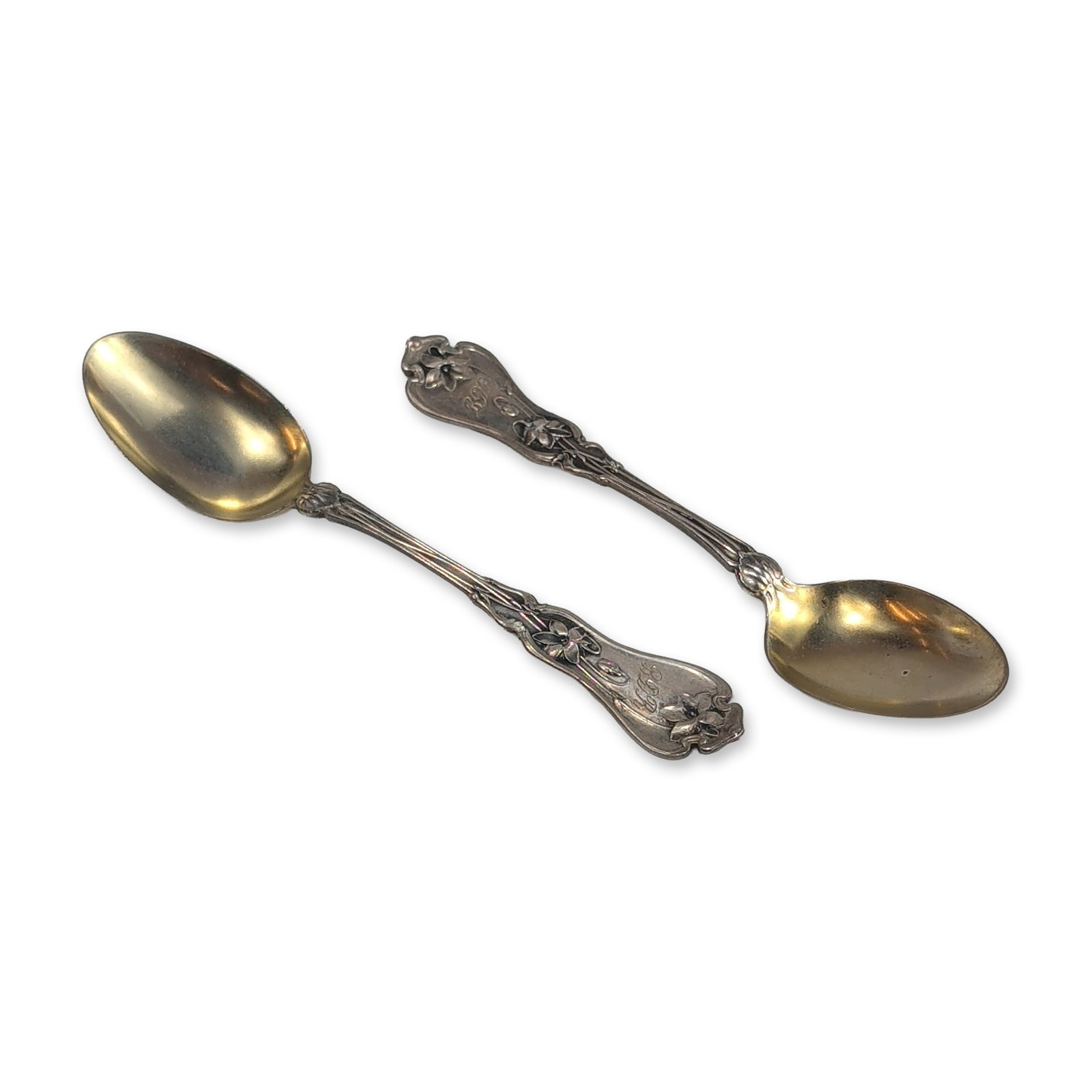 Pair of Whiting Sterling Silver Demitasse Spoons (1 of 5)