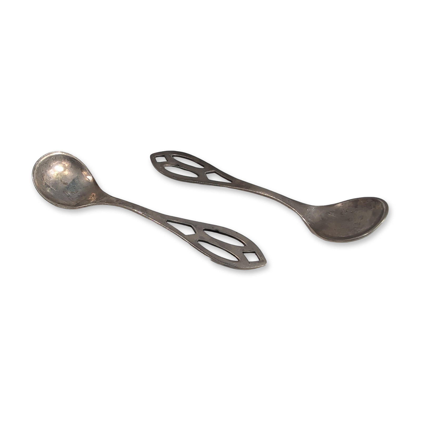 Pair of Sterling Silver Salt Spoons (1 of 4)