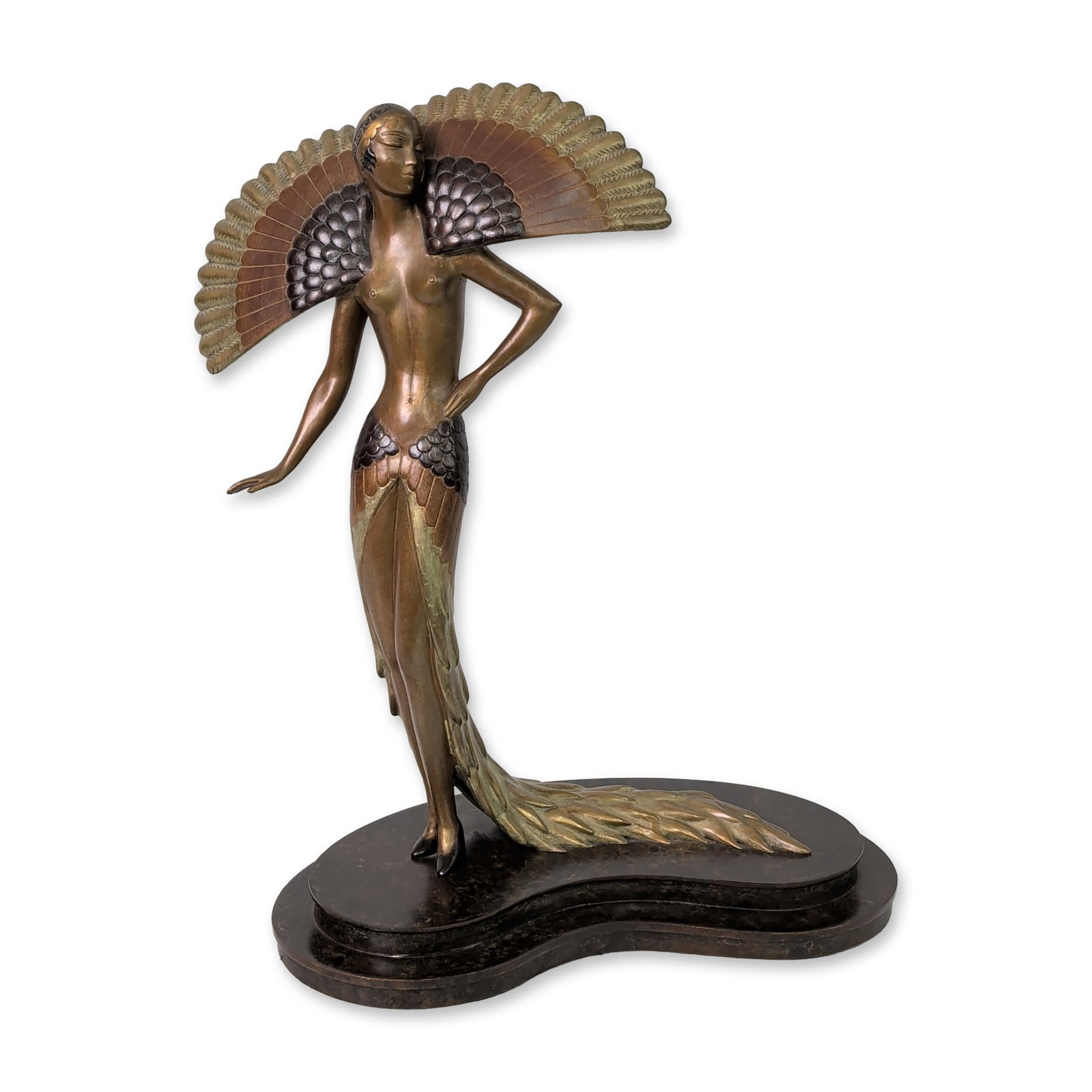 Erte (Russian/French, 1892-1990), Art Deco Bronze Sculpture, Ibis, Signed & Numbered (1 of 7)