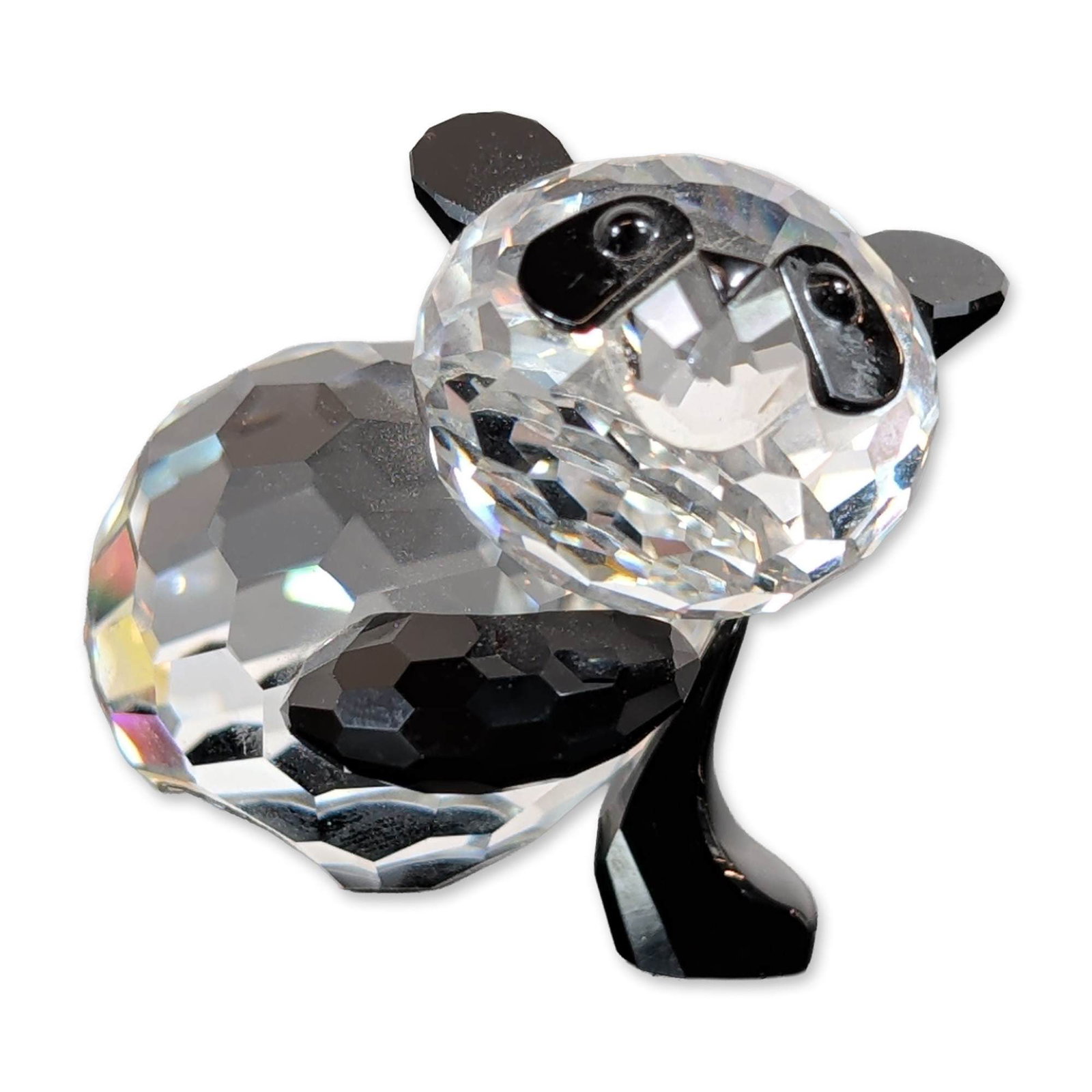 Swarovski Silver Crystal Mother Panda Figurine (1 of 4)