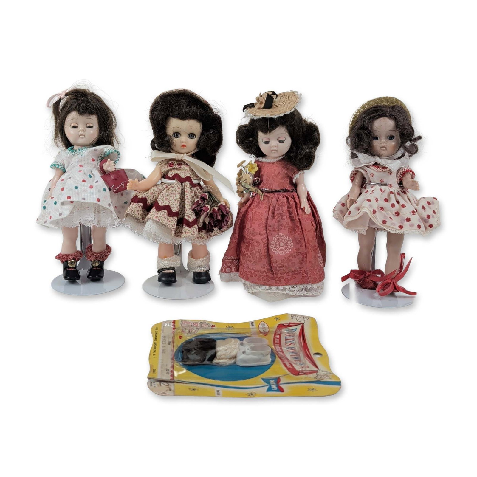 5pc Vintage 1950s Cosmopolitan Ginger & Ginny-Type Dolls (1 of 4)