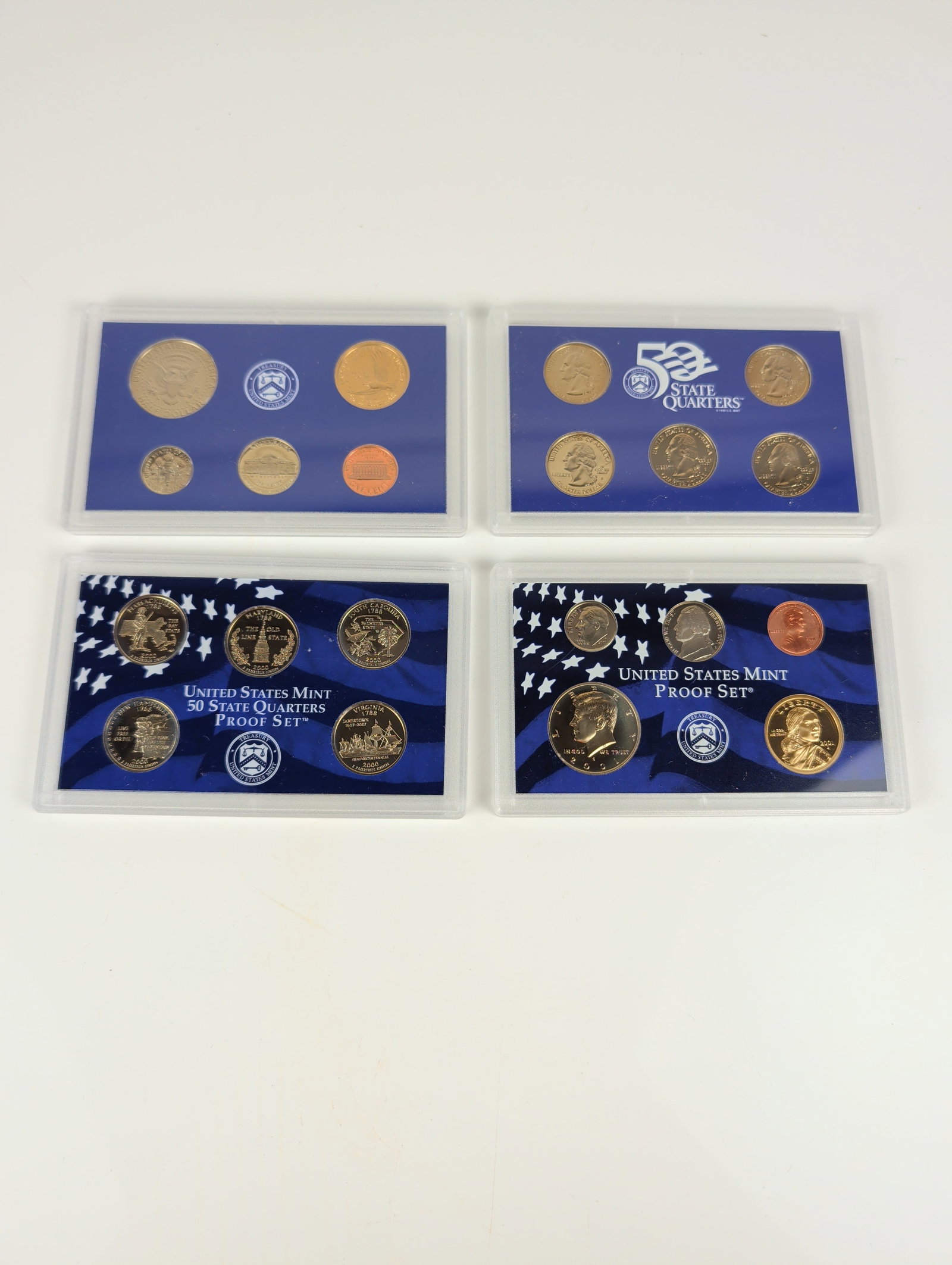 4pc US Mint 2000-2003 Proof Set Collection - 3