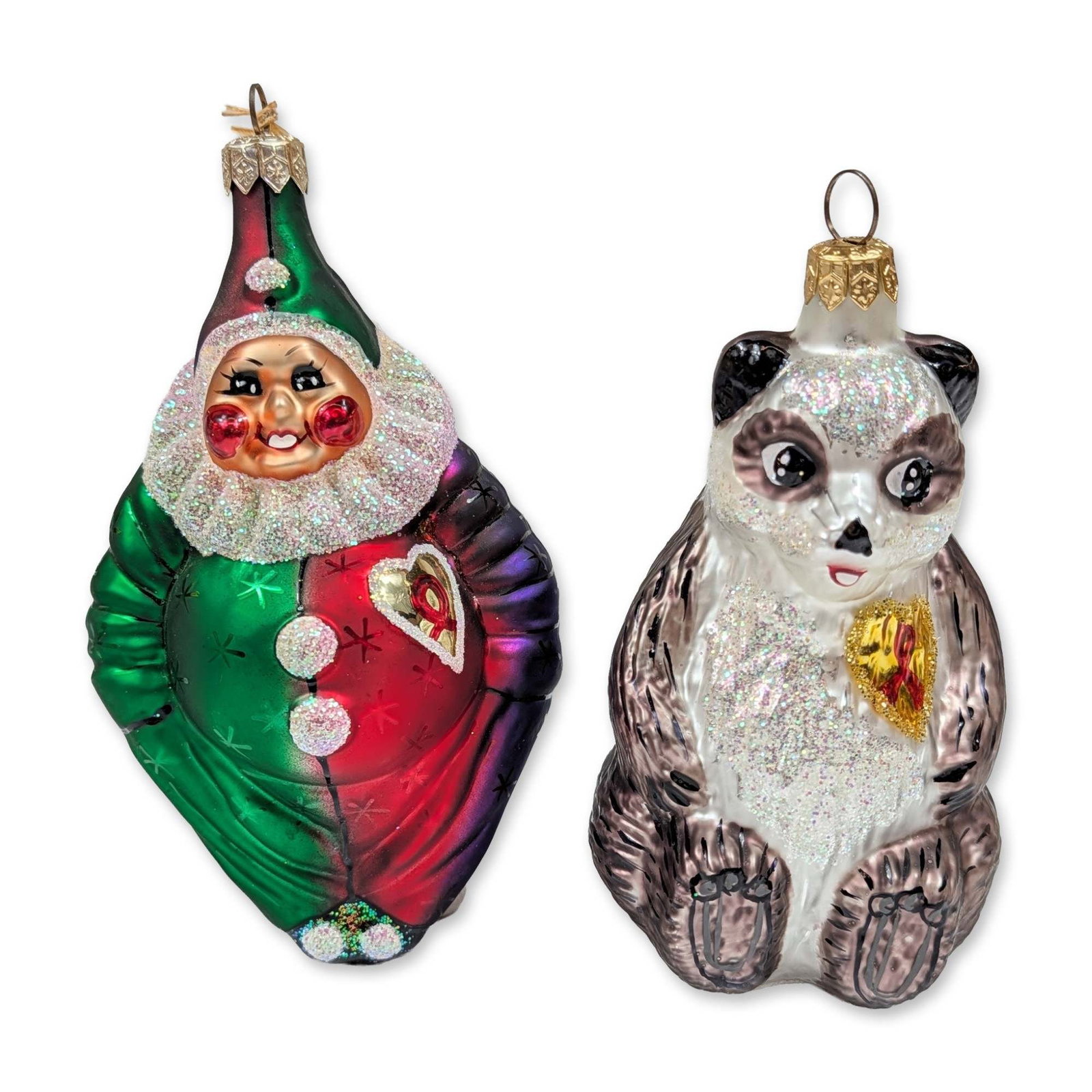 2pc Christopher Radko Glass Ornaments (1 of 4)