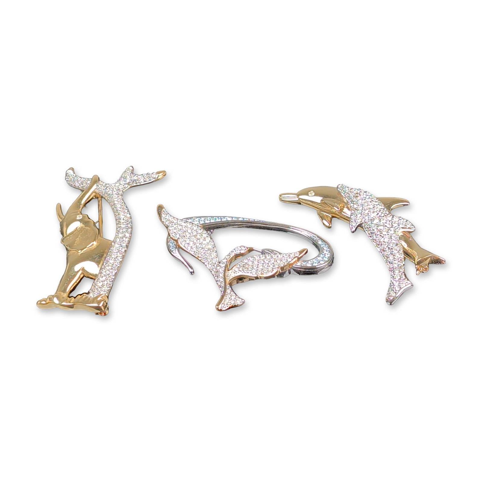 3pc Swarovski Crystal Animal Membership Brooches (1 of 7)