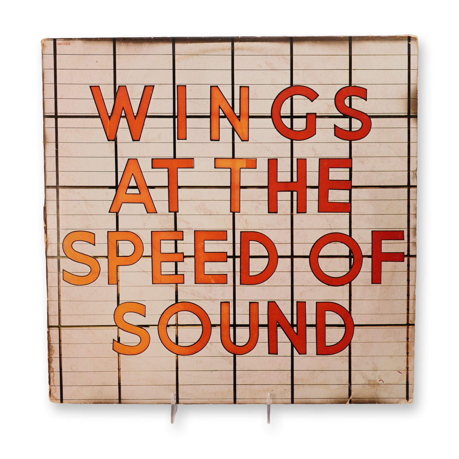 Paul McCartney & Wings Vintage Vinyl At the Speed of Sound: A 12-inch vinyl LP of "At the Speed of Sound" by Wings, released in 1976 on Capitol Records. This pressing features ten tracks including "Let 'Em In," "Silly Love Songs," "Beware My Love," and "Warm