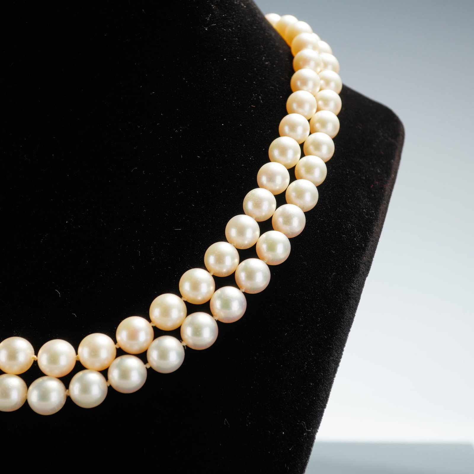 14K Yellow Gold Diamond Pearl Necklace - 3