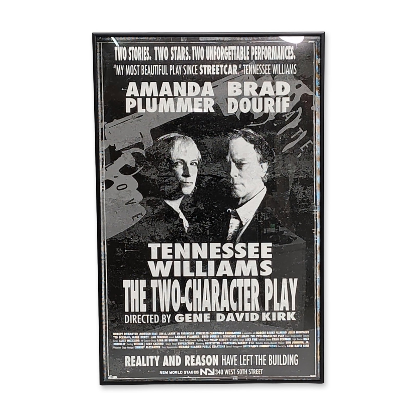 Tennessee Williams Two-Character Play Poster (1 of 4)
