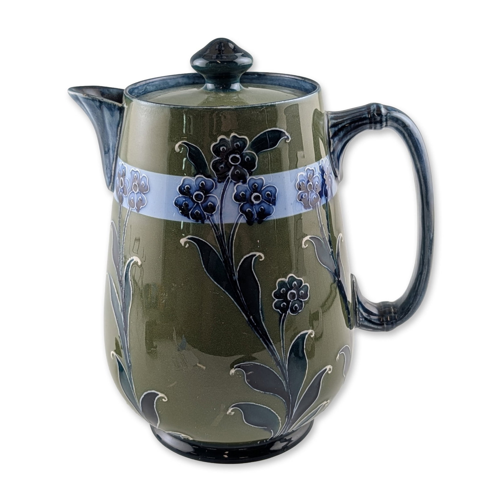 William Moorcroft for Macintyre Florian Ware Ceramic Teapot (1 of 4)