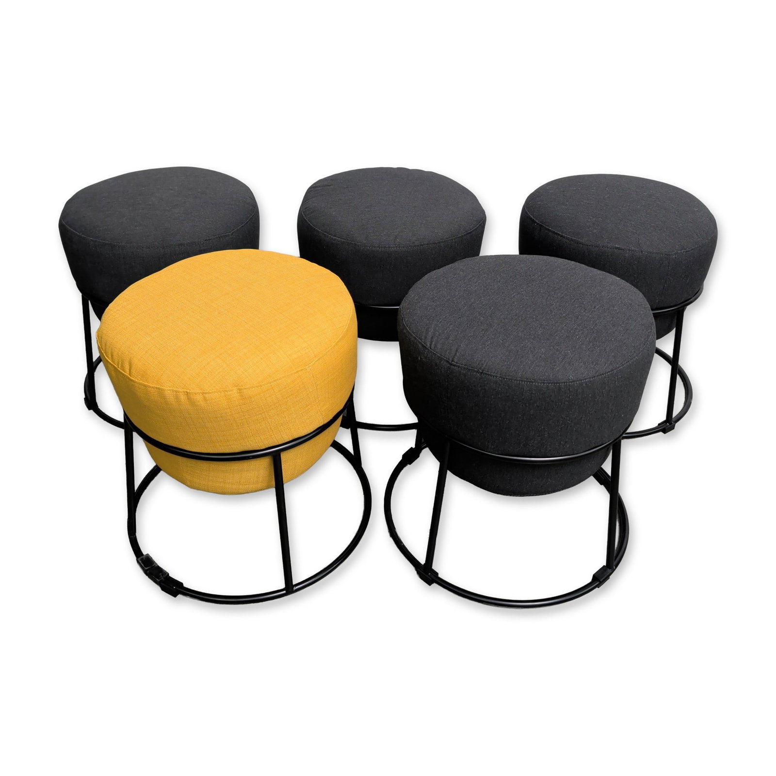 5pc IKEA Emmislov Set of Poufs (1 of 6)