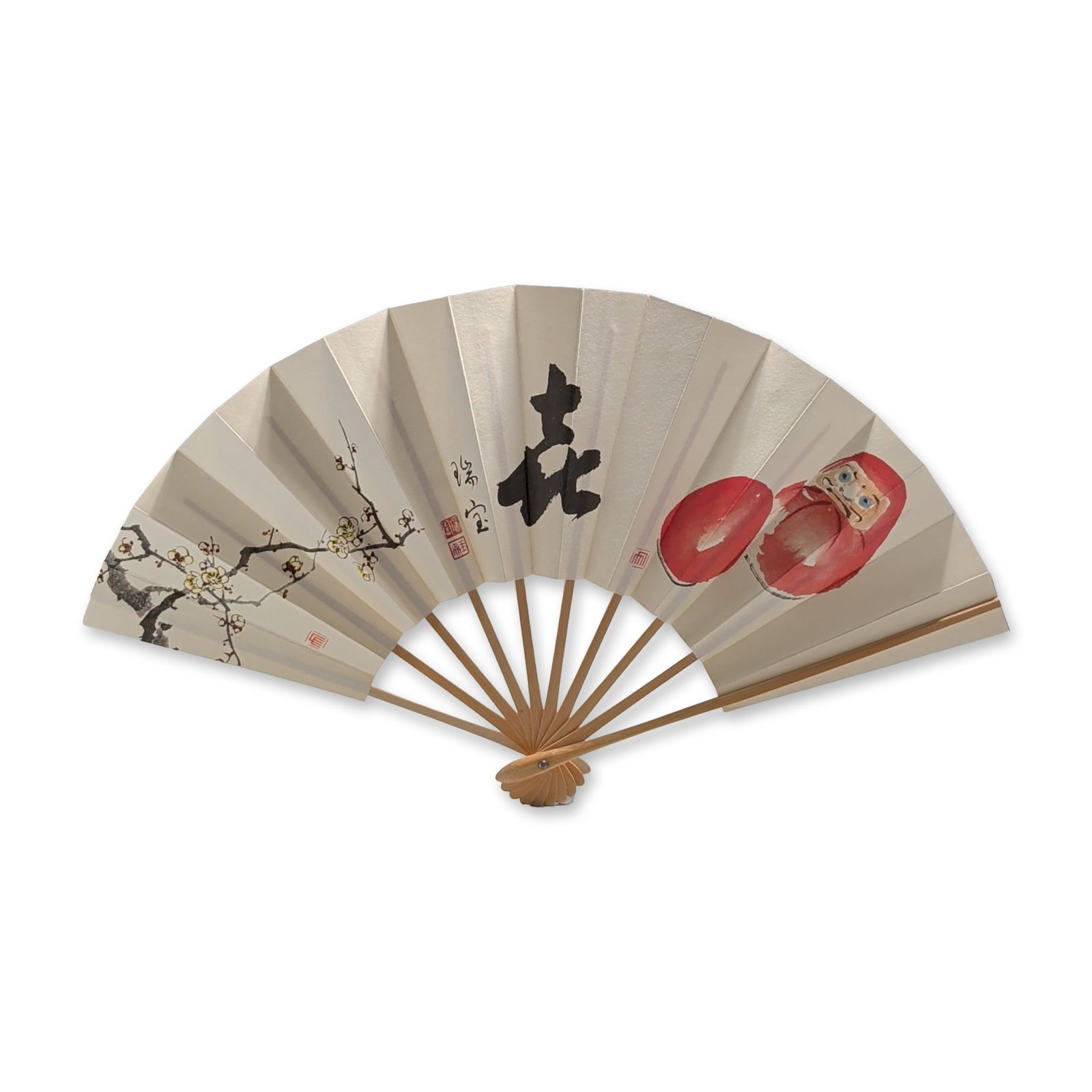 Kodokan Judo Institute Commemorative Japanese Sensu Folding Fan (1 of 5)