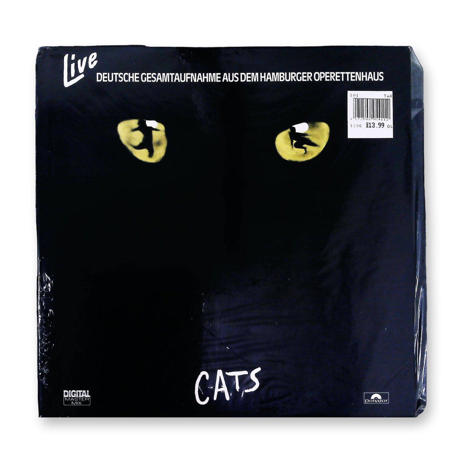 Andrew Lloyd Webber Cats Deutsche Gesamtaufnahme Hamburg Live Cast Recording Double LP Vinyl (1 of 2)
