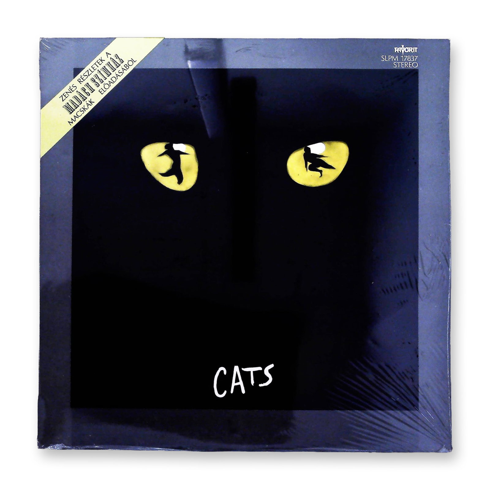 Cats Macskak Hungarian Cast Recording Vinyl LP Favorit SLPM 17837 1984: A single vinyl LP record album featuring Celeste Holm's Gives A Very Personal Tribute To Oklahoma. The album was released by Original Cast Records under catalog number OC 8129 STEREO, bearing a copyri