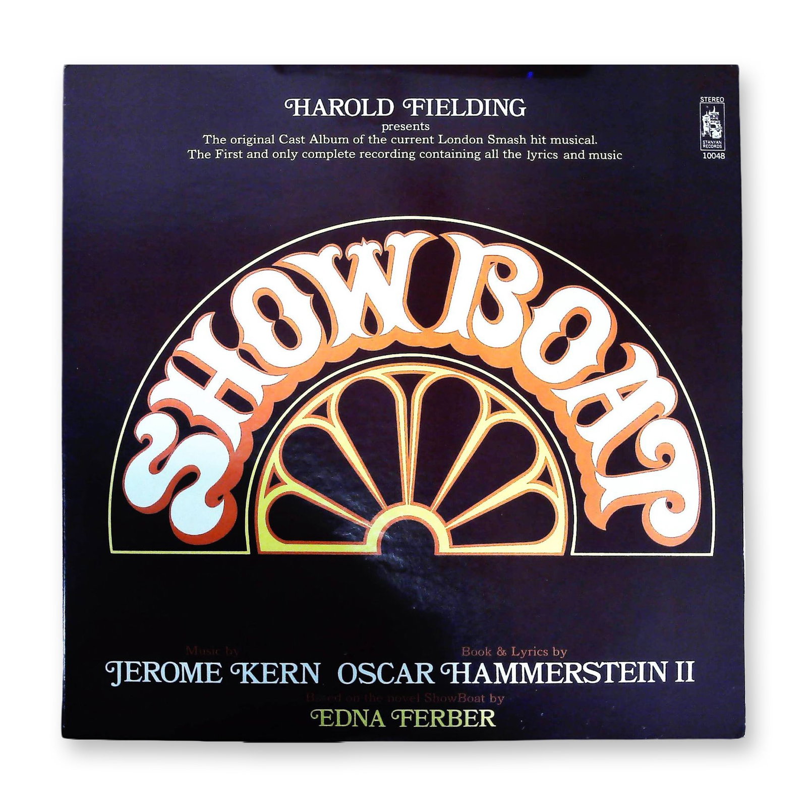 Original London Revival Cast Album Show Boat Double LP Grayson Records: A double vinyl LP set featuring the Original London Revival Cast Album of the musical Show Boat, with music by Jerome Kern and book and lyrics by Oscar Hammerstein II. The production was presented by 