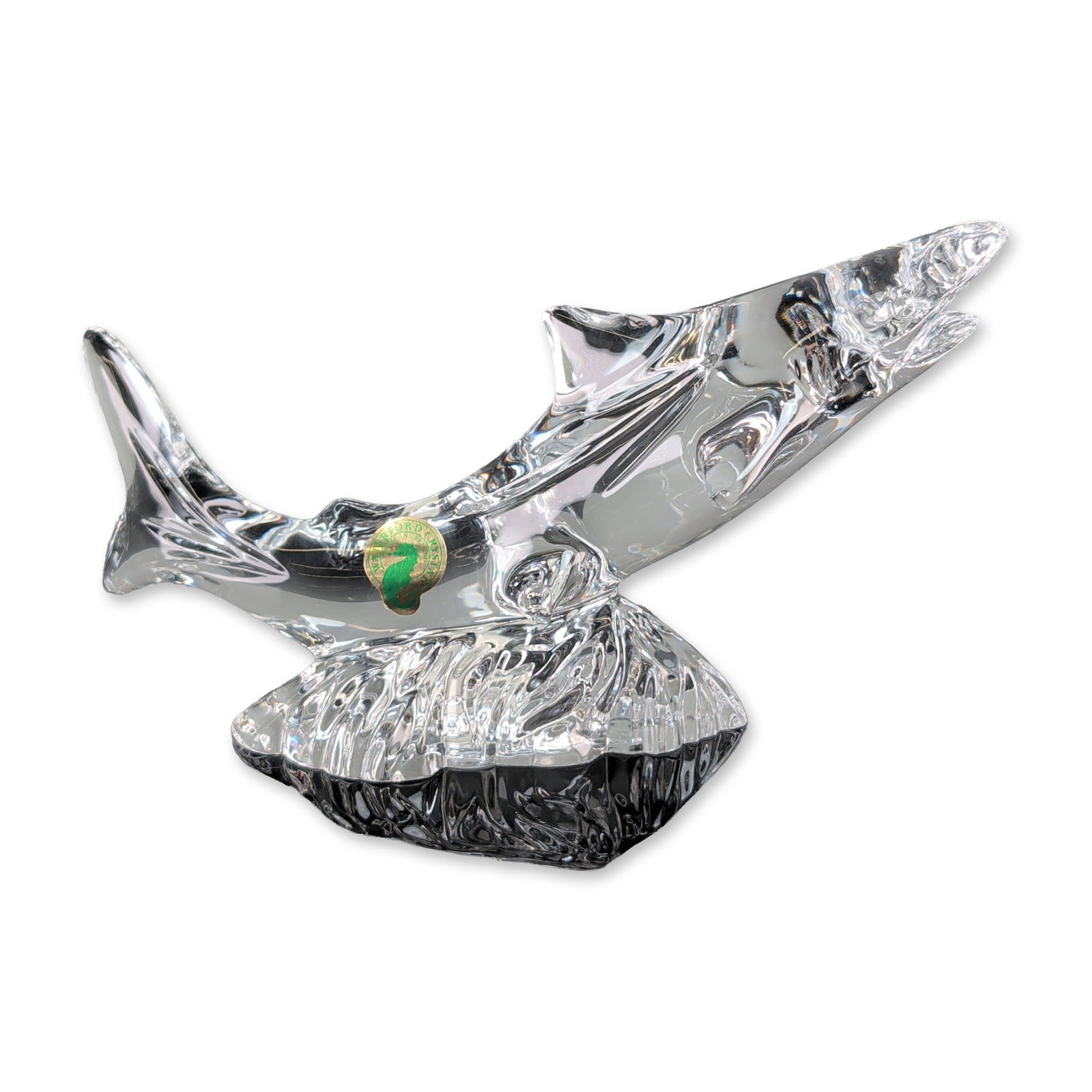Waterford Crystal Irish Lead Crystal Shark Figurine (1 of 5)
