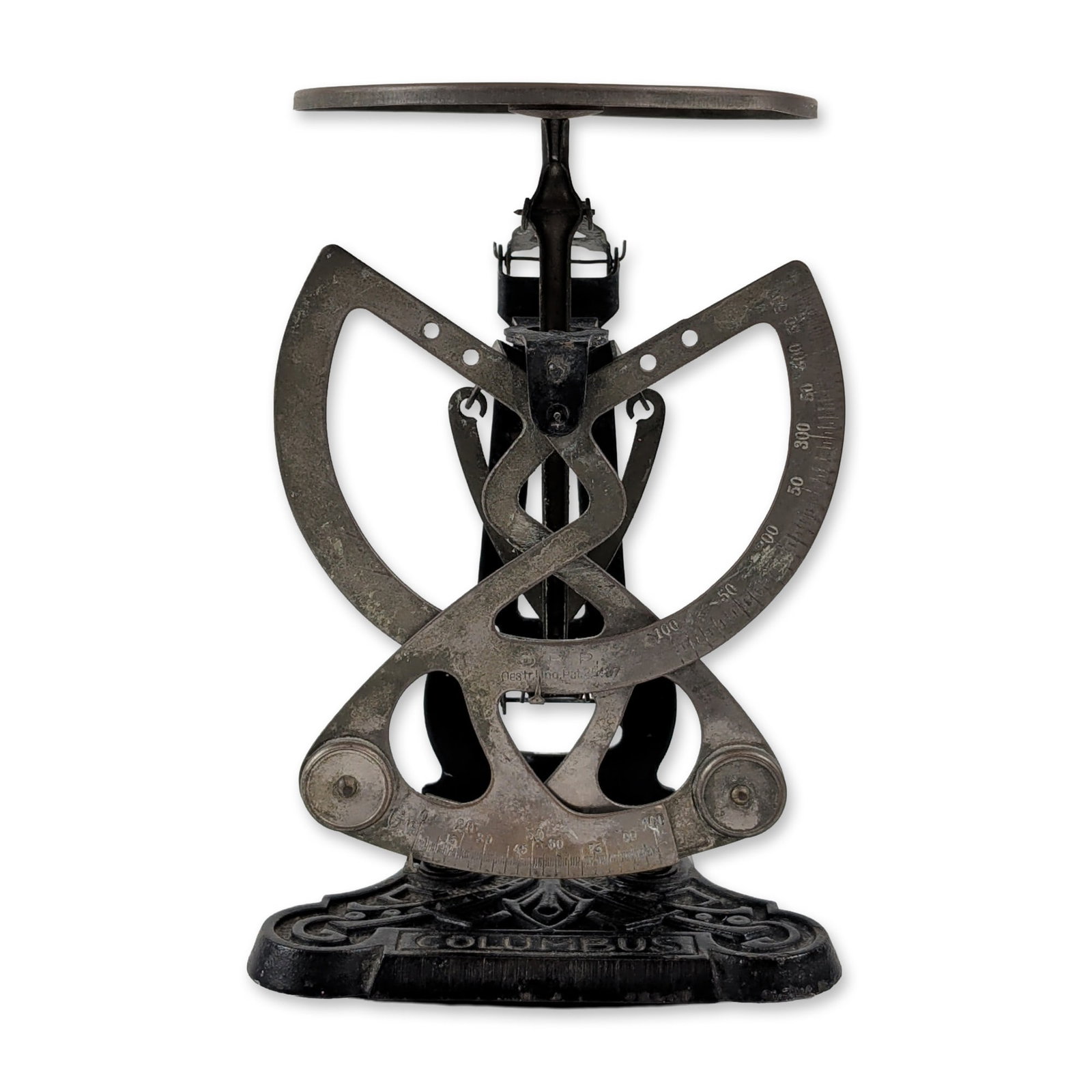Philipp Jakob Maul Columbus Cast Iron Bilateral Postal Scale (1 of 5)