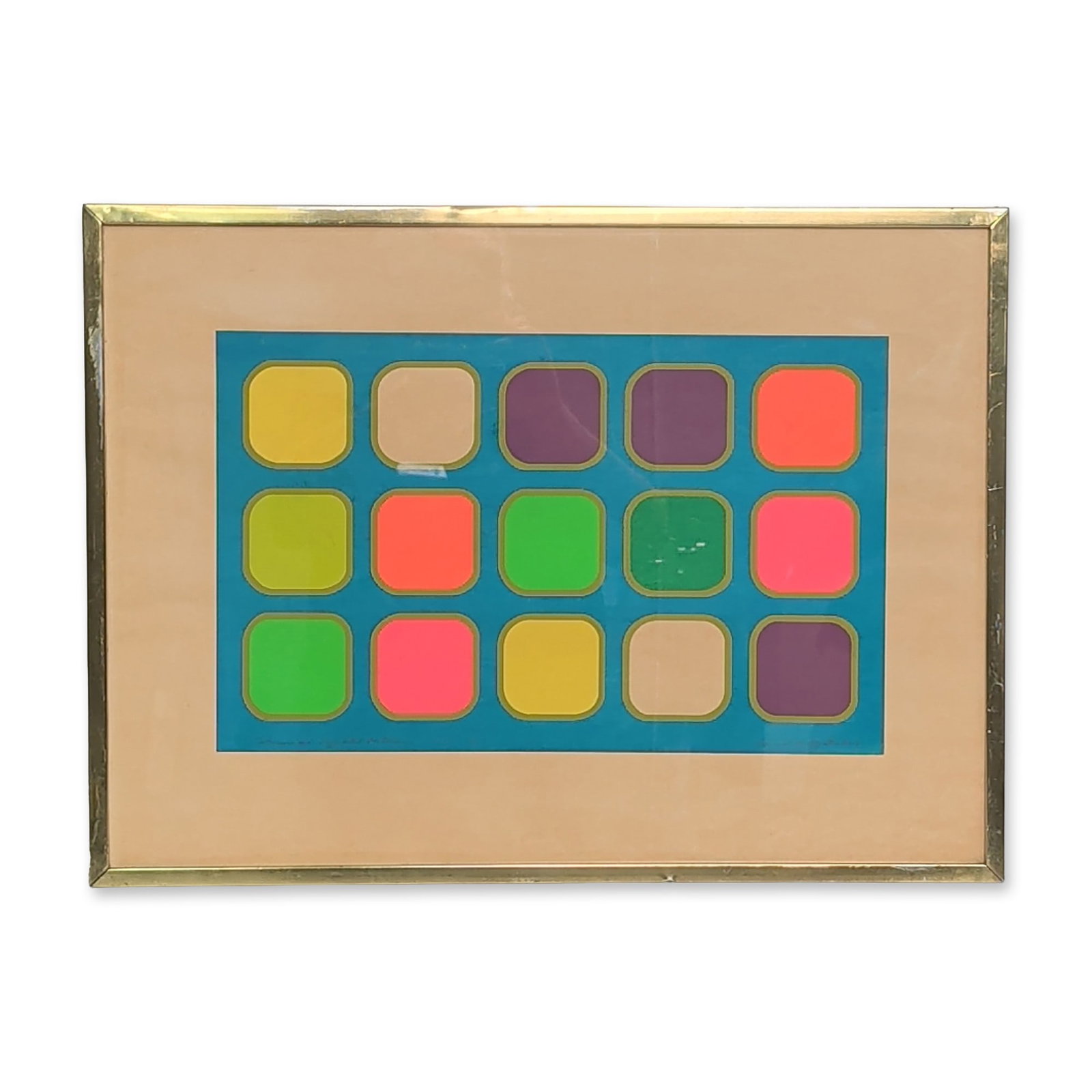 Aaronel deRoy Gruber (American, 1918-2011) Color Screenprint, Interim and Suggested Criterion, 1967 (1 of 6)