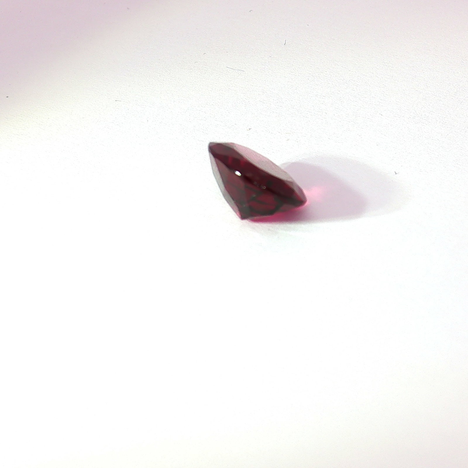 3.58 Carat Oval Cut Red Ruby - 3