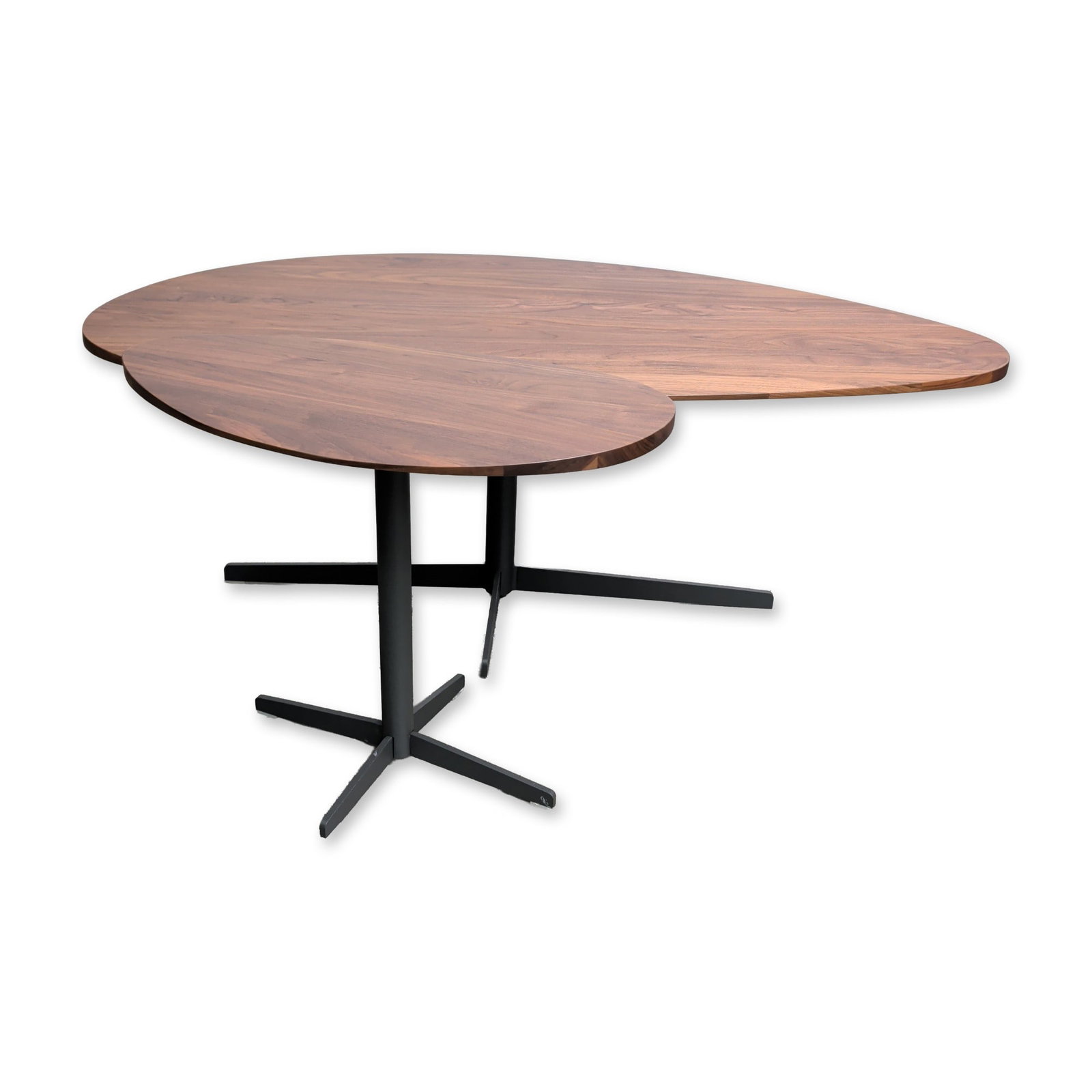 Pair of Modern Solid Walnut Nesting Tables (1 of 6)
