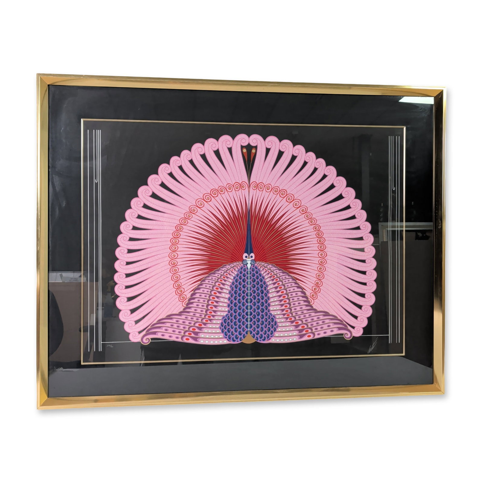 Erte (Russian/French, 1892-1990) Serigraph on Paper, Phoenix Reborn, Signed & Numbered (1 of 6)
