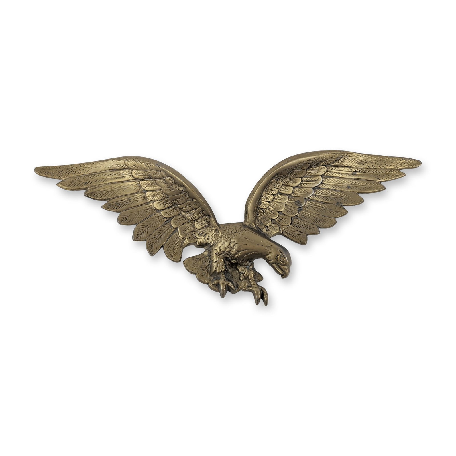 Mid-Century American Federal Cast Aluminum Eagle Plaque (1 of 4)