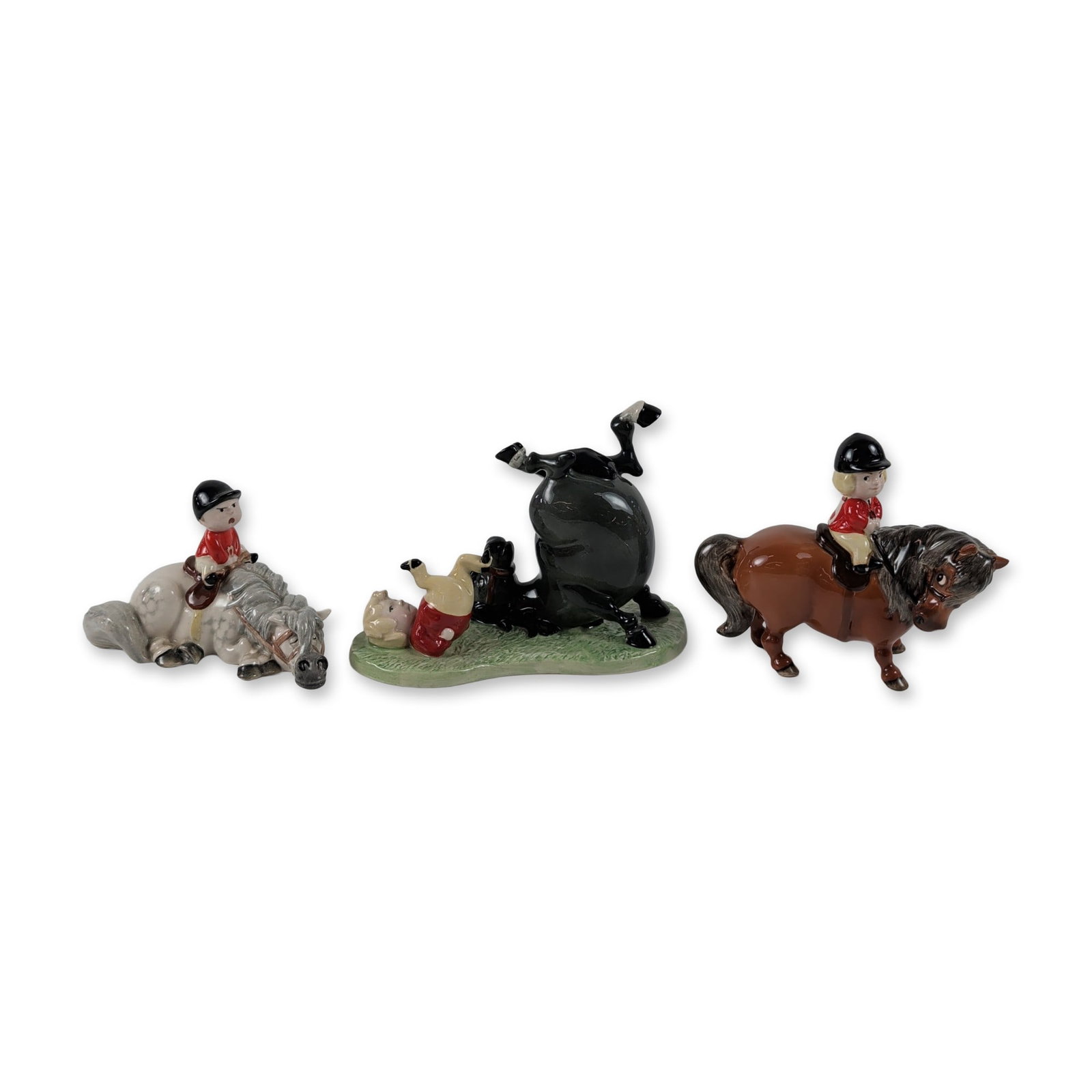 3pc Norman Thelwell Ceramic Figurines by Beswick and Royal Doulton (1 of 5)