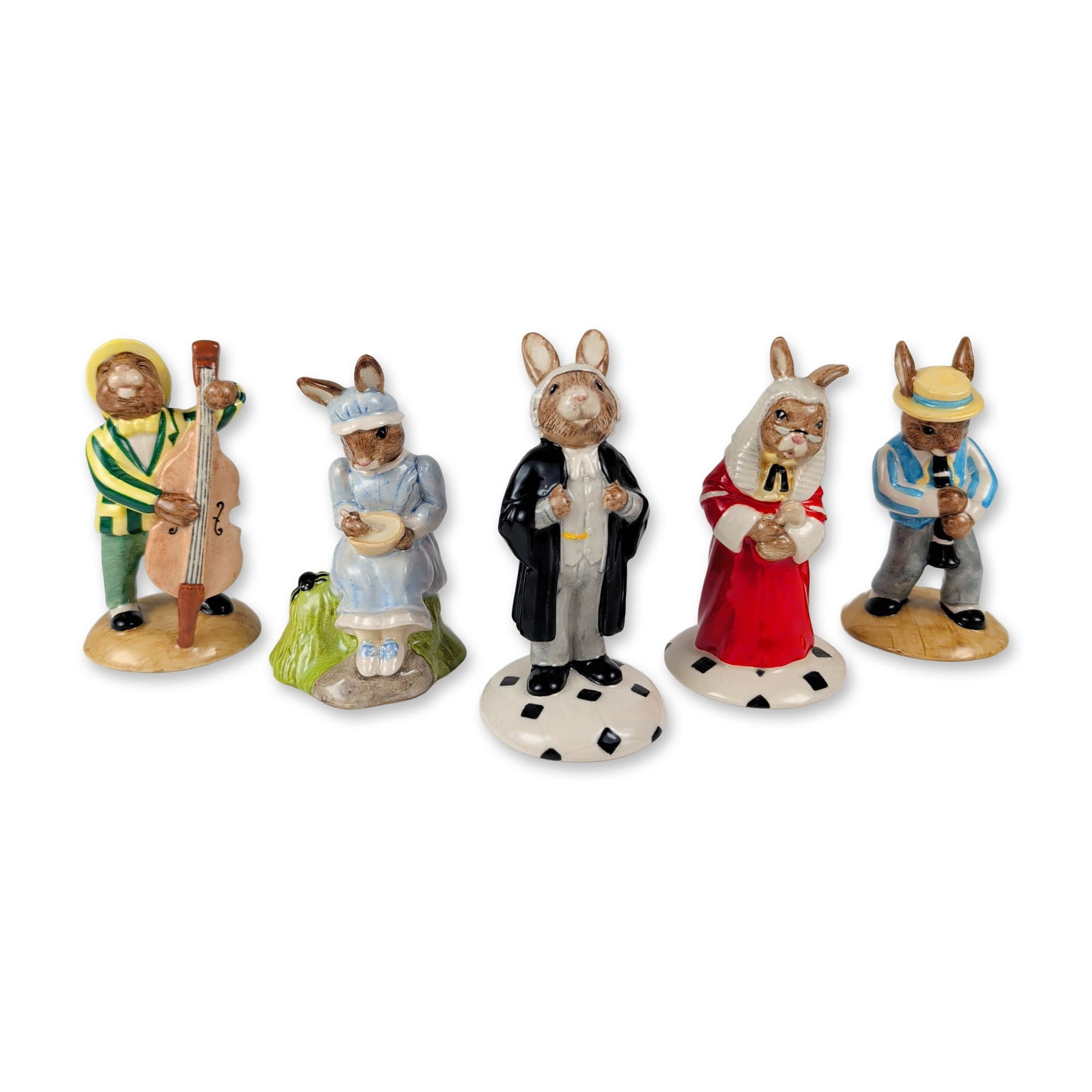 5pc Royal Doulton Bunnykins Figurines (1 of 4)
