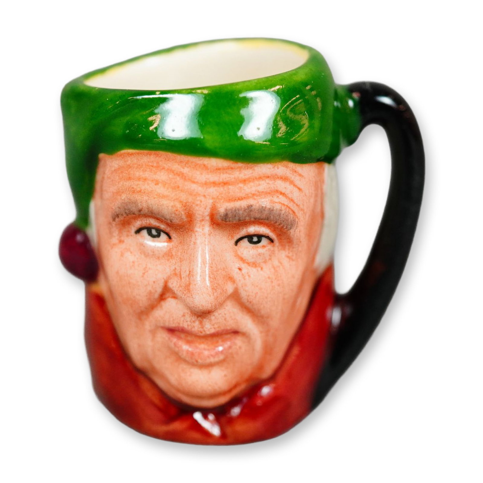 Royal Doulton Colorway Tiny Dickens Character Jug, Scrooge D6683 (1 of 3)