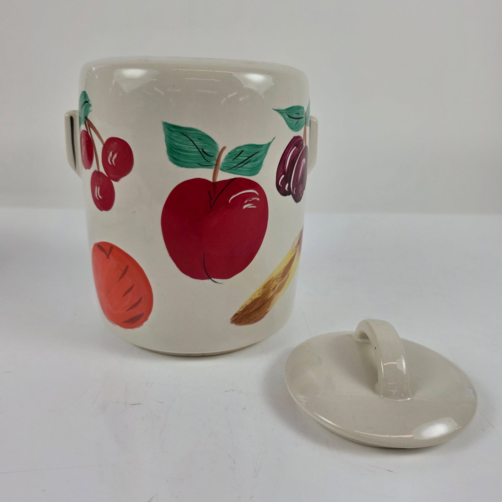 McCoy Ceramic Fruit Cookie Jar - 4