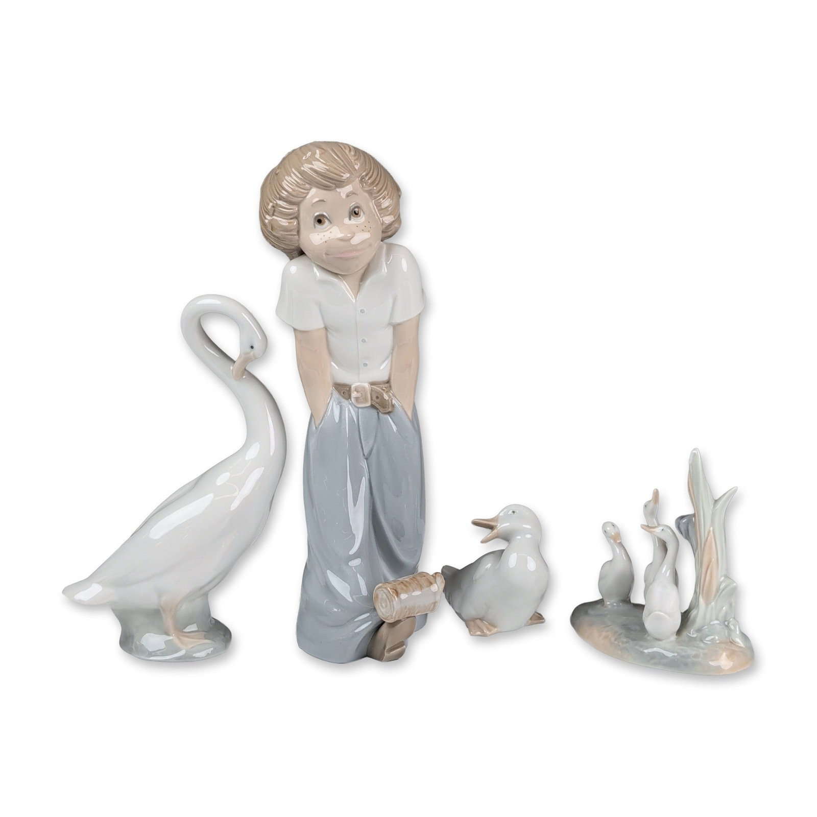 4pc Nao by Lladro Spanish Porcelain Figurines (1 of 2)
