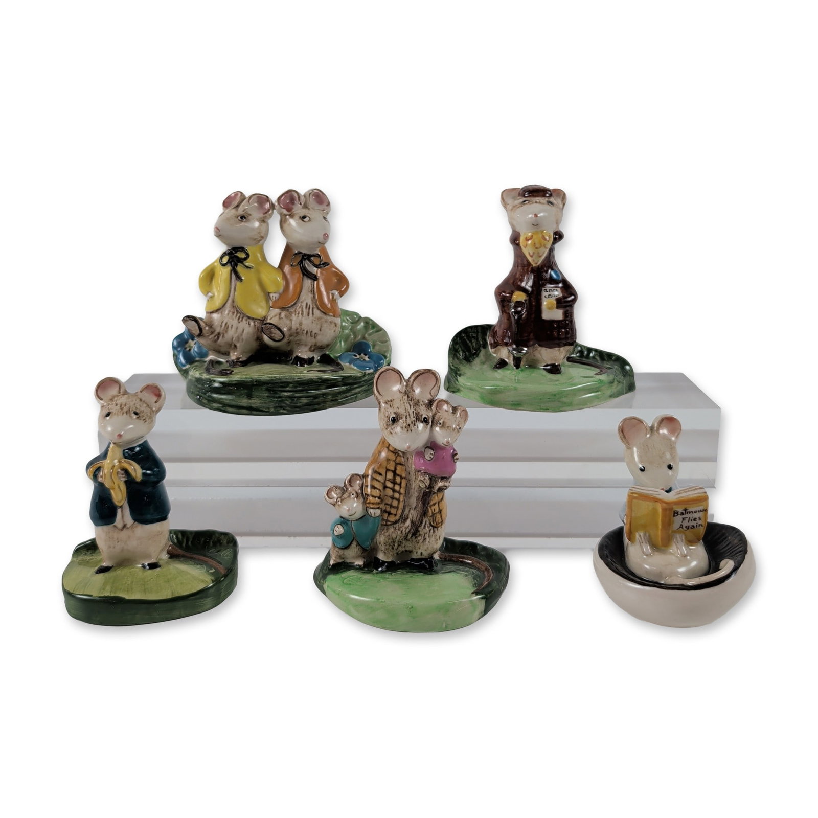 5pc Beswick England Kitty MacBride Ceramic Mouse Figurines (1 of 3)