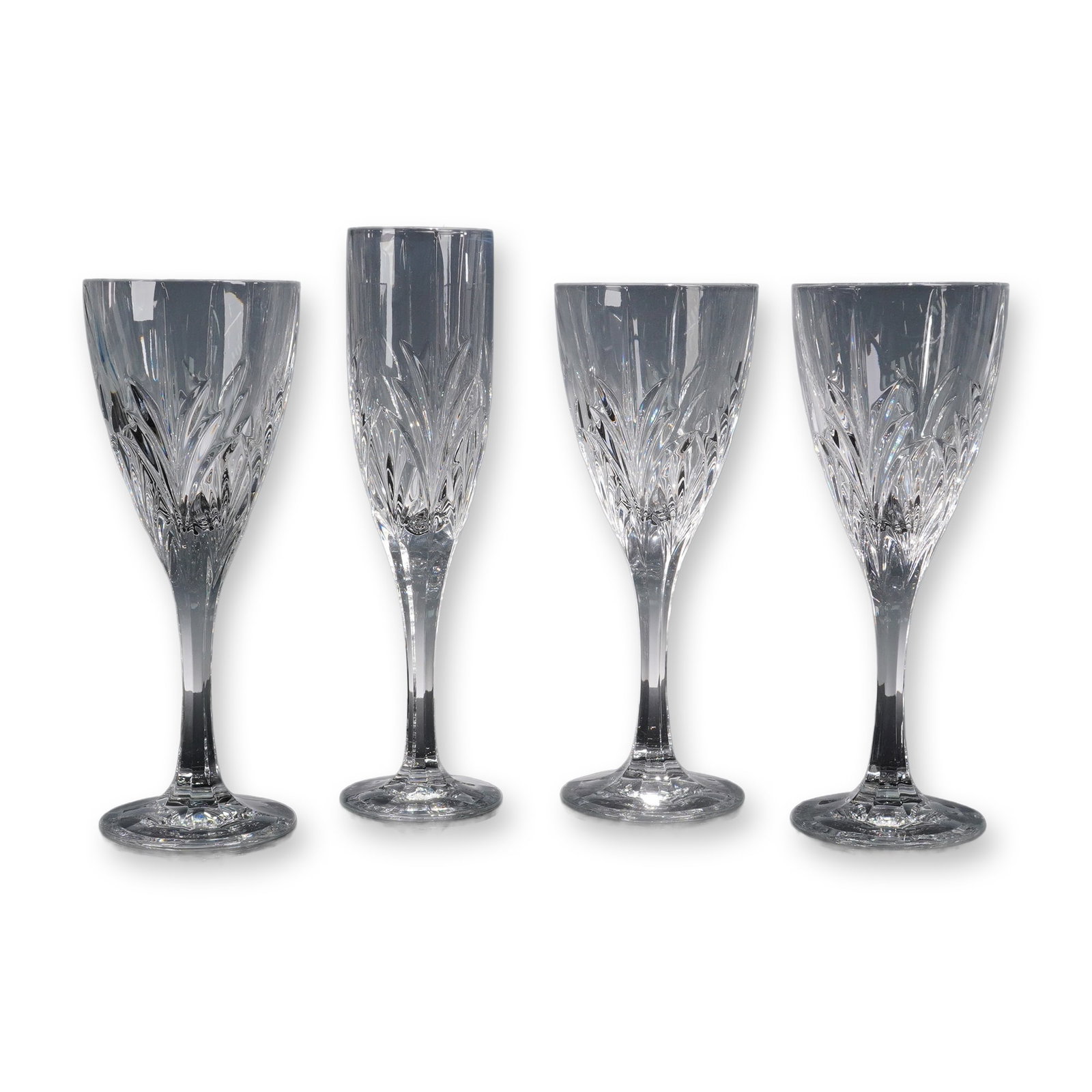 4pc Aura by Block Crystal Water & Champagne Glasses (1 of 6)