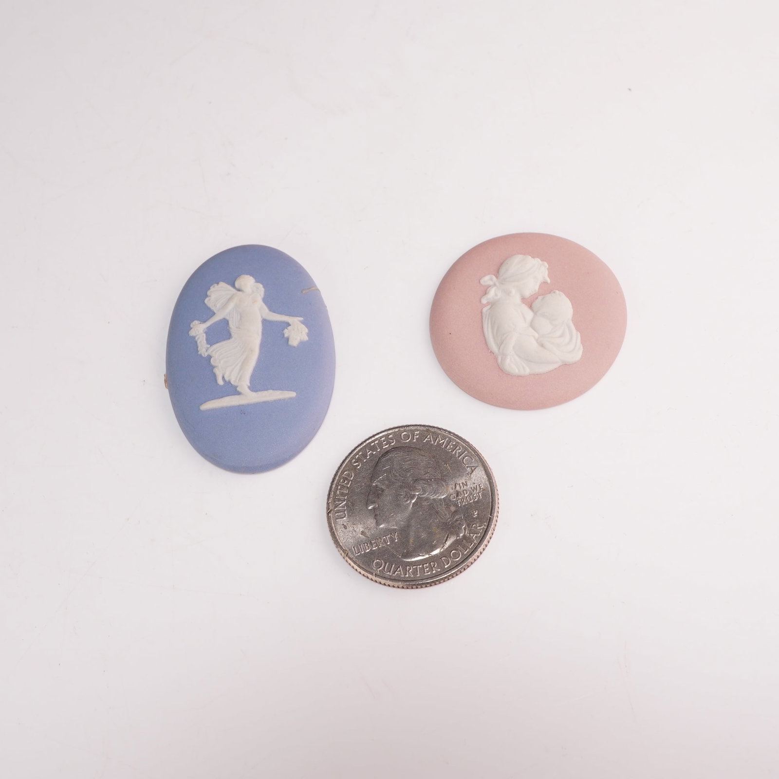 Two Jasperware Cameo Plaques - 3