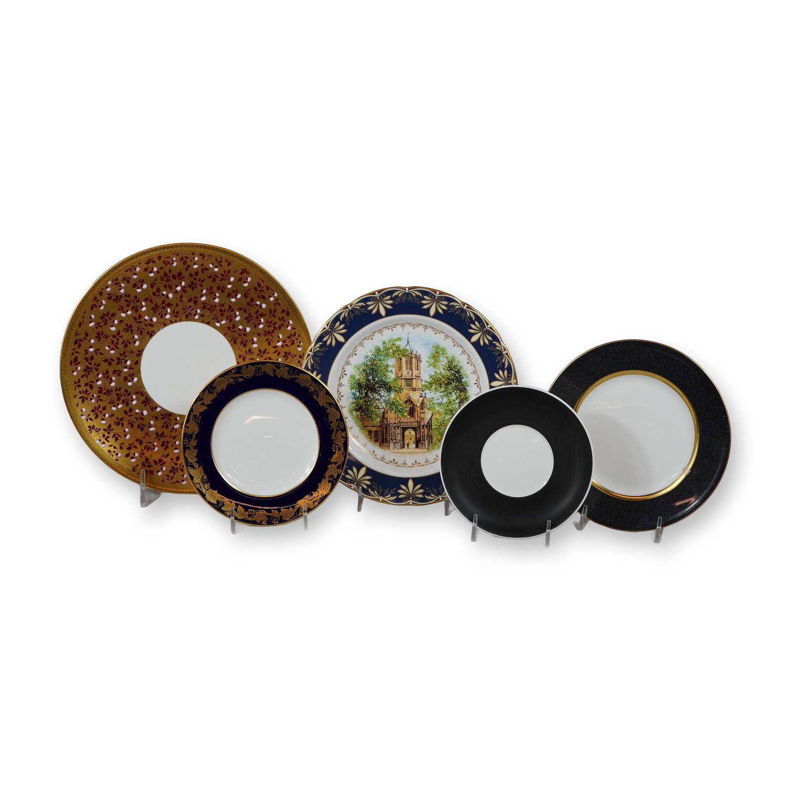 A Set of Five Wedgwood Bone China Plates (1 of 4)