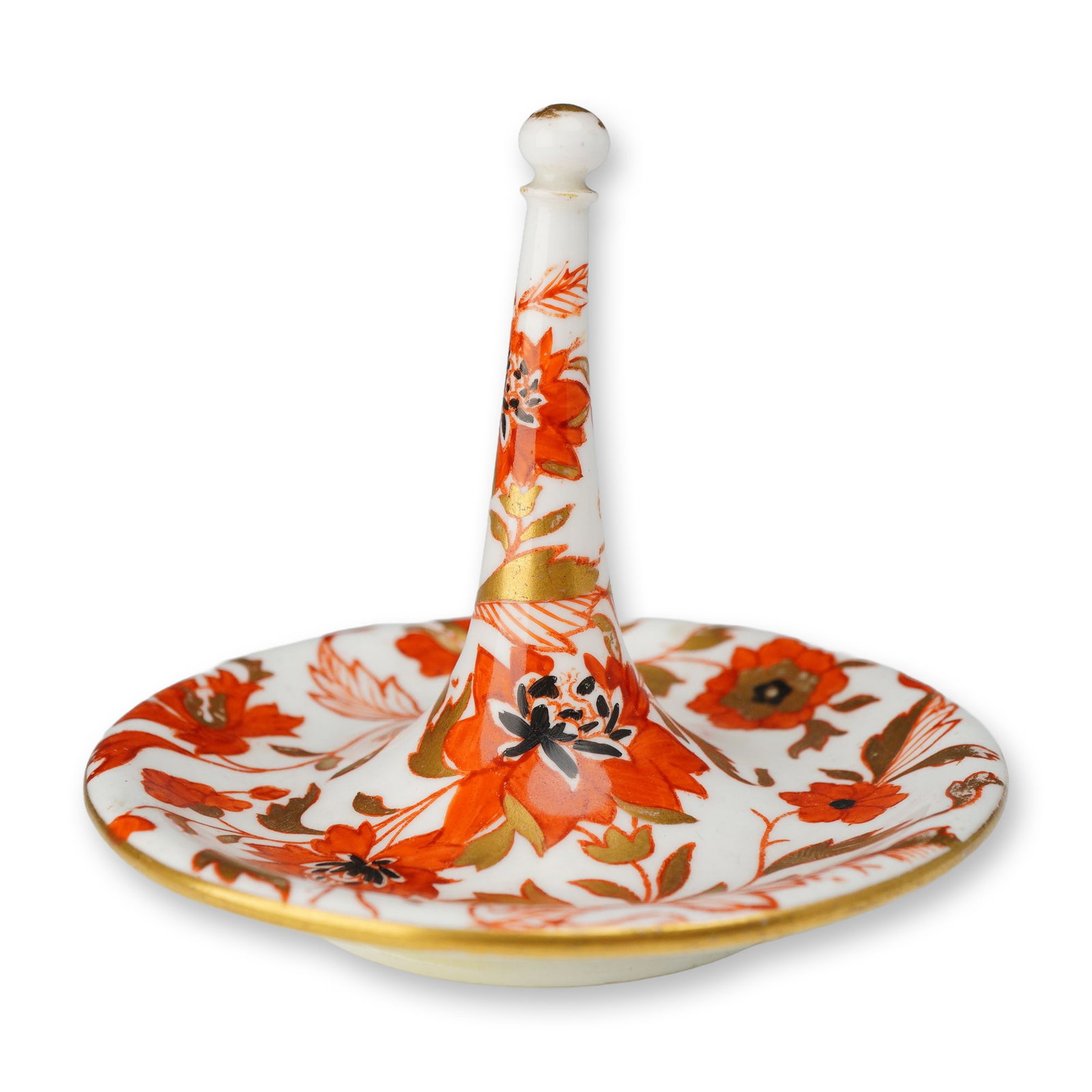 Wedgwood Bone China Imari Style Ring Holder, ca. 1880 (1 of 3)