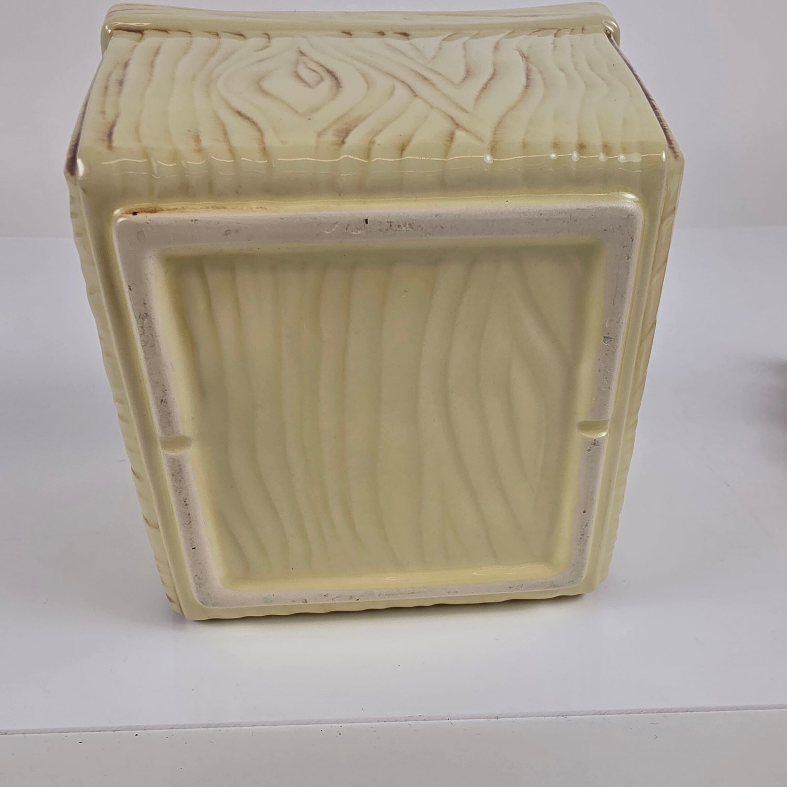 Vintage Ceramic Raspberry Crate Cookie Jar - 3